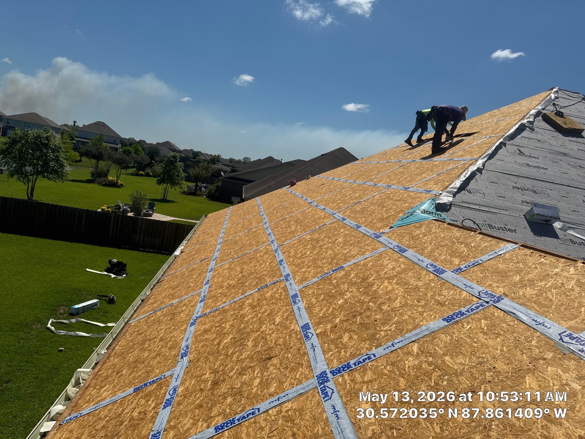 GAF Architectural Shingle Roof Replacement in Fairhope, Alabama by 4U Roofing
