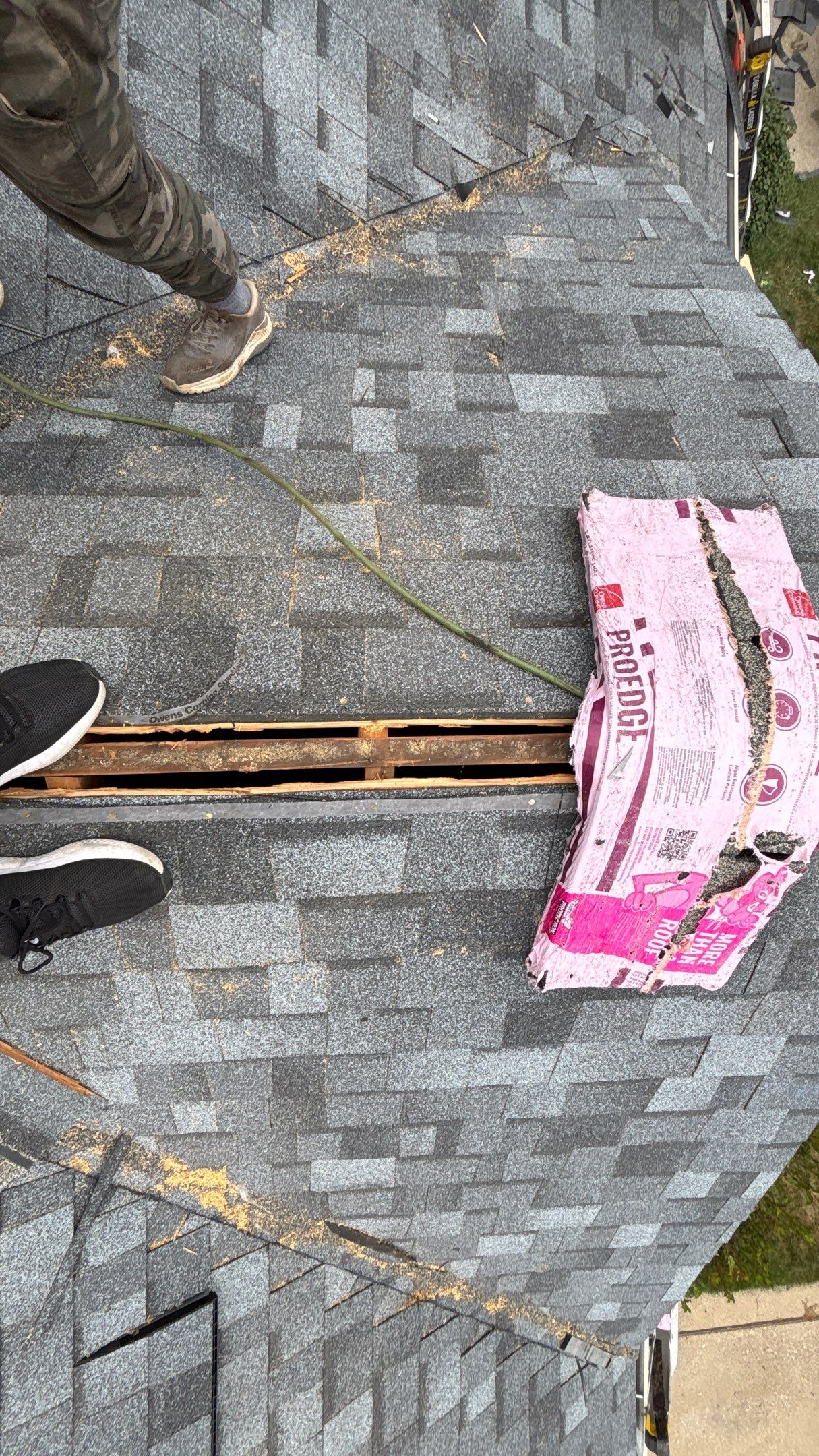 Roof Replacement using Owens Corning Slatestone Gray by 180 Contractors