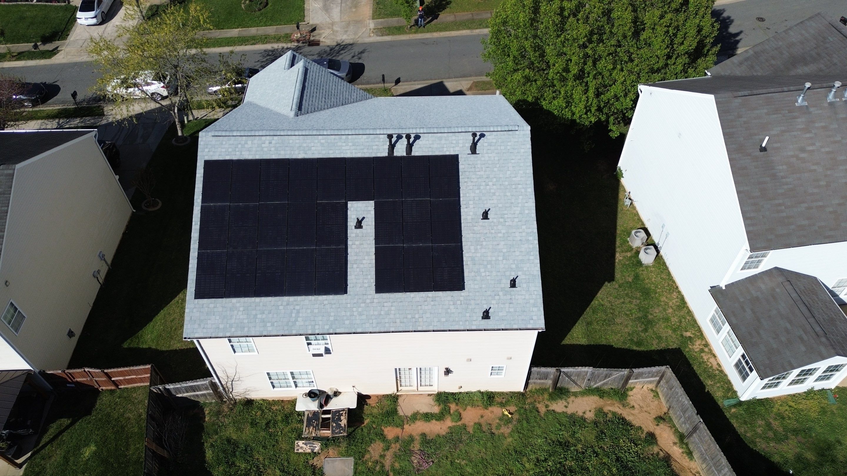 Roof replacement, solar panels instalation and garage repair by Just Brilliant Restoration JBR