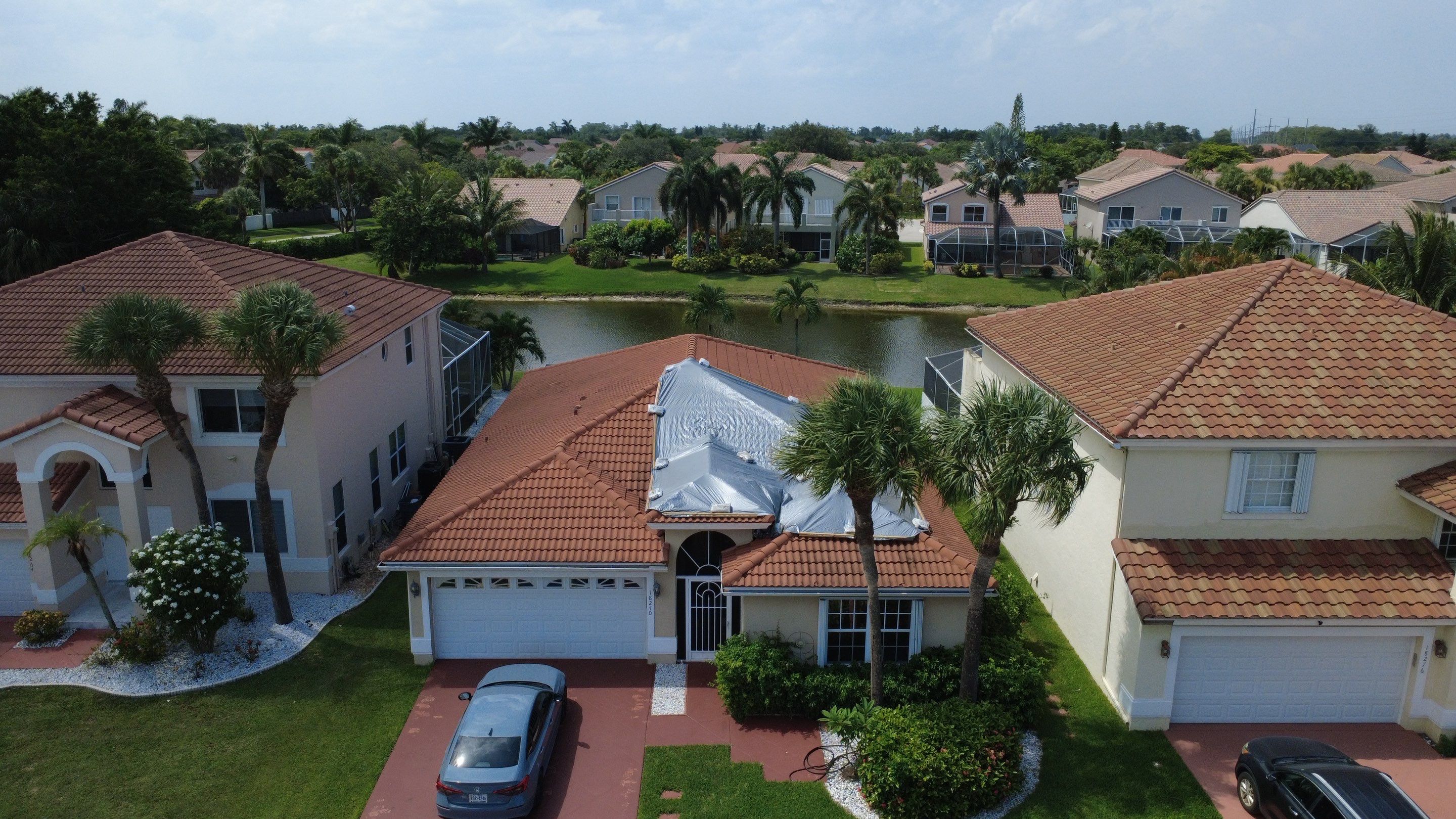 Residential Roofing Installation using Eagle Roofing Tile by BLUES BROTHERS ROOFING
