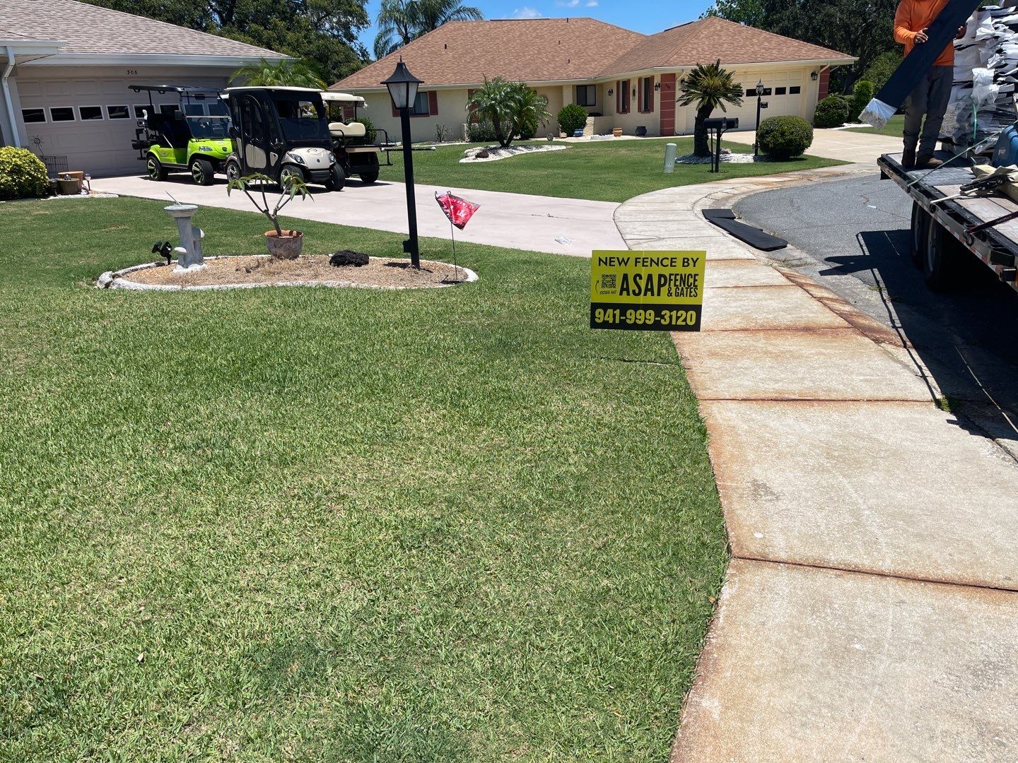 Sun City Center, FL 4ft. Tall 3-Rail Flat Top Aluminum Fence by Asap fence and gates, LLC