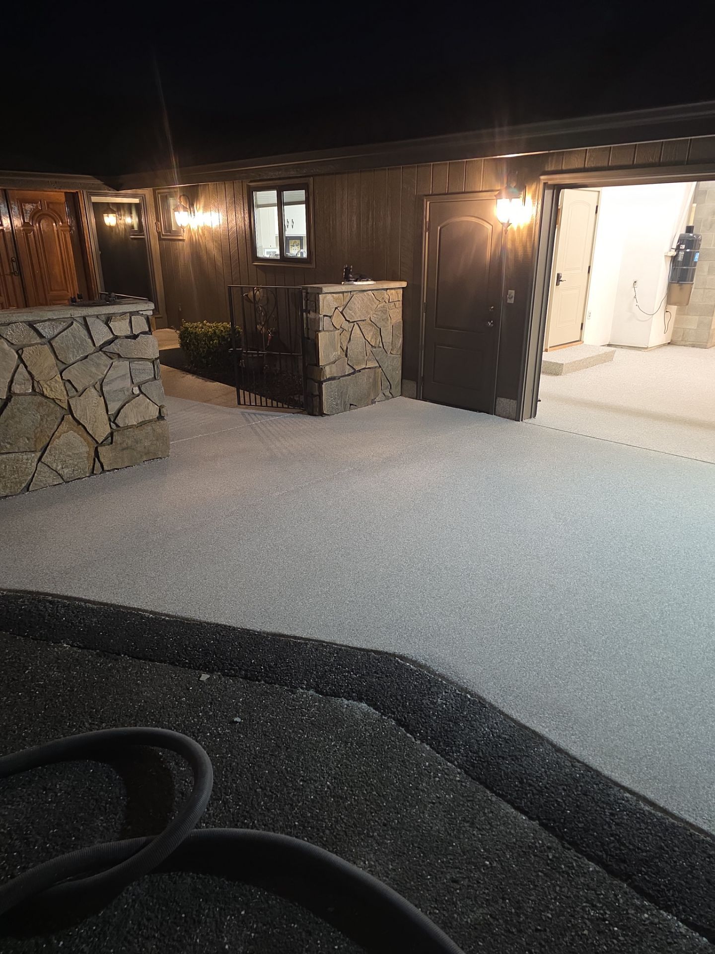 Garage and Entryway Concrete Coating Transformation in Clarkston Washington by Croc Coatings, LLC