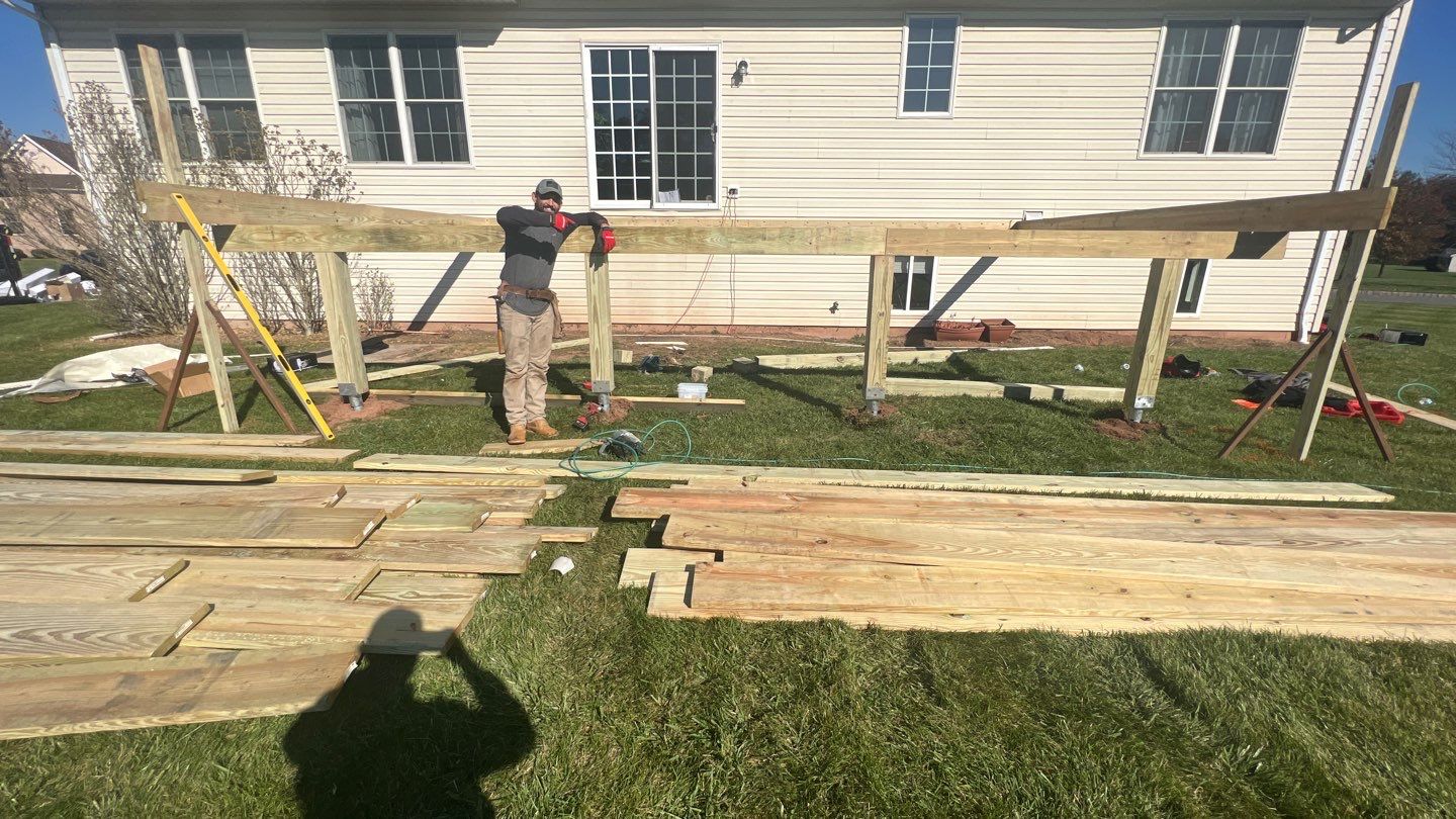New Deck in Flemington by deck guardian