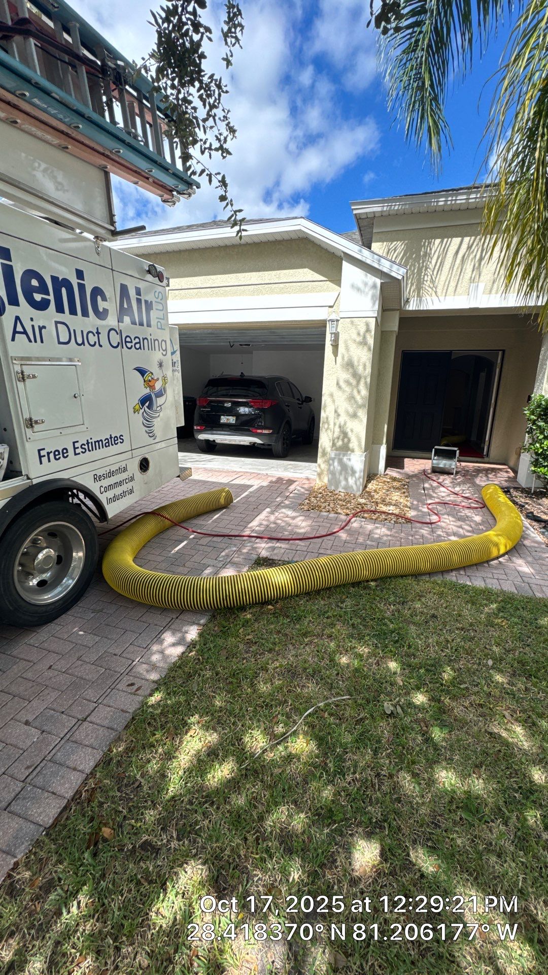 Air Duct and Bathroom Exhaust Cleaning in Orlando by Hygienic Air, Inc
