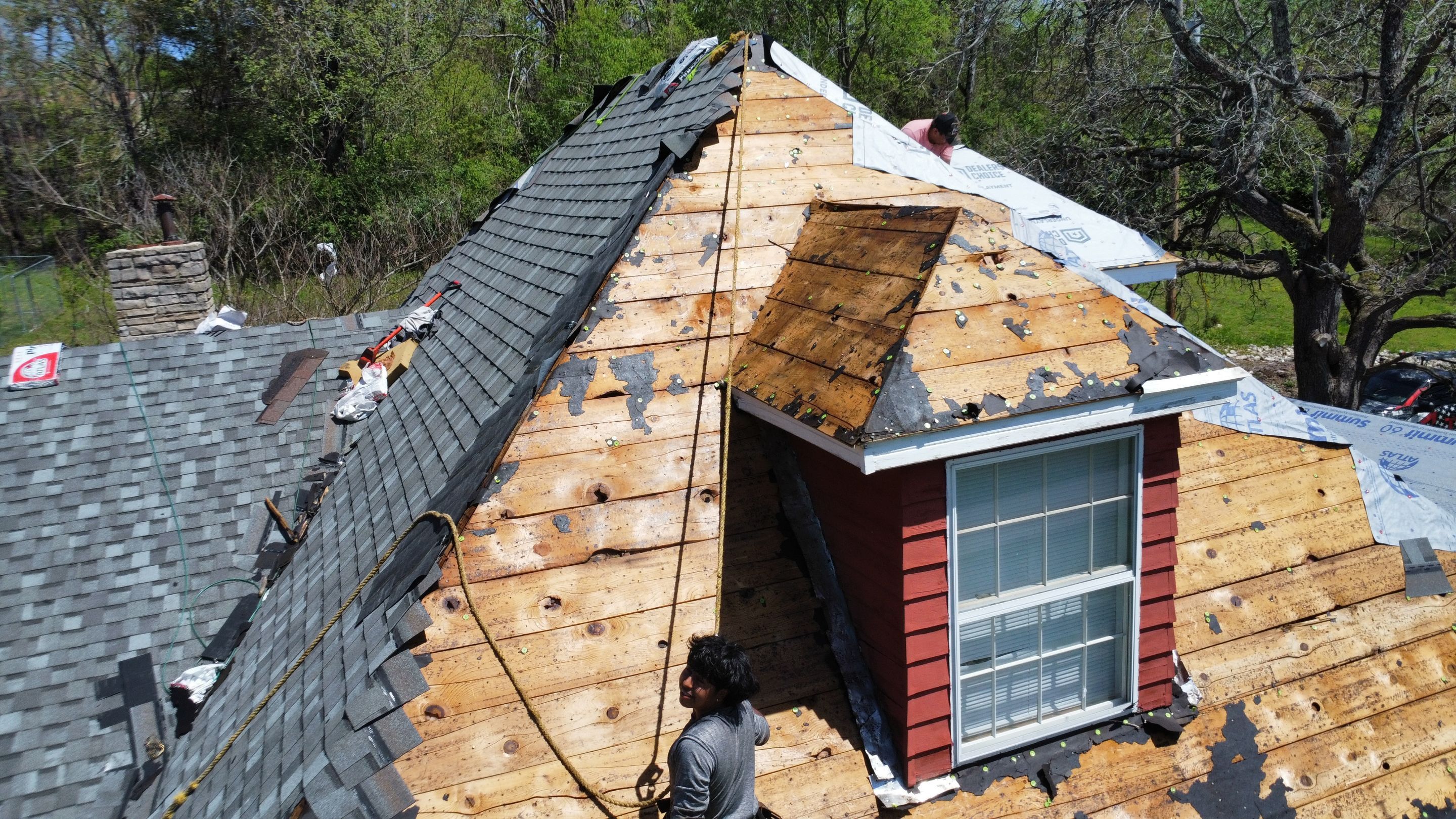 Residential Roof + Gutters & Downspouts Install  by Titan Commercial & Residential Roofing 
