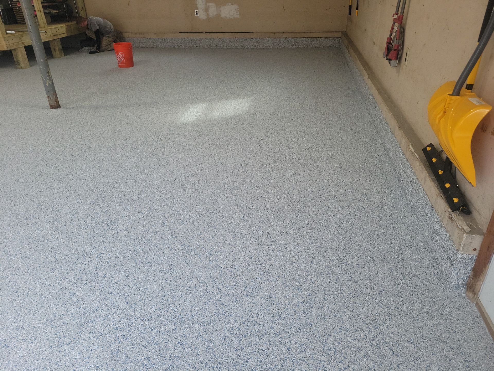 Garage Floor Coated by Spectrum Painting, LLC