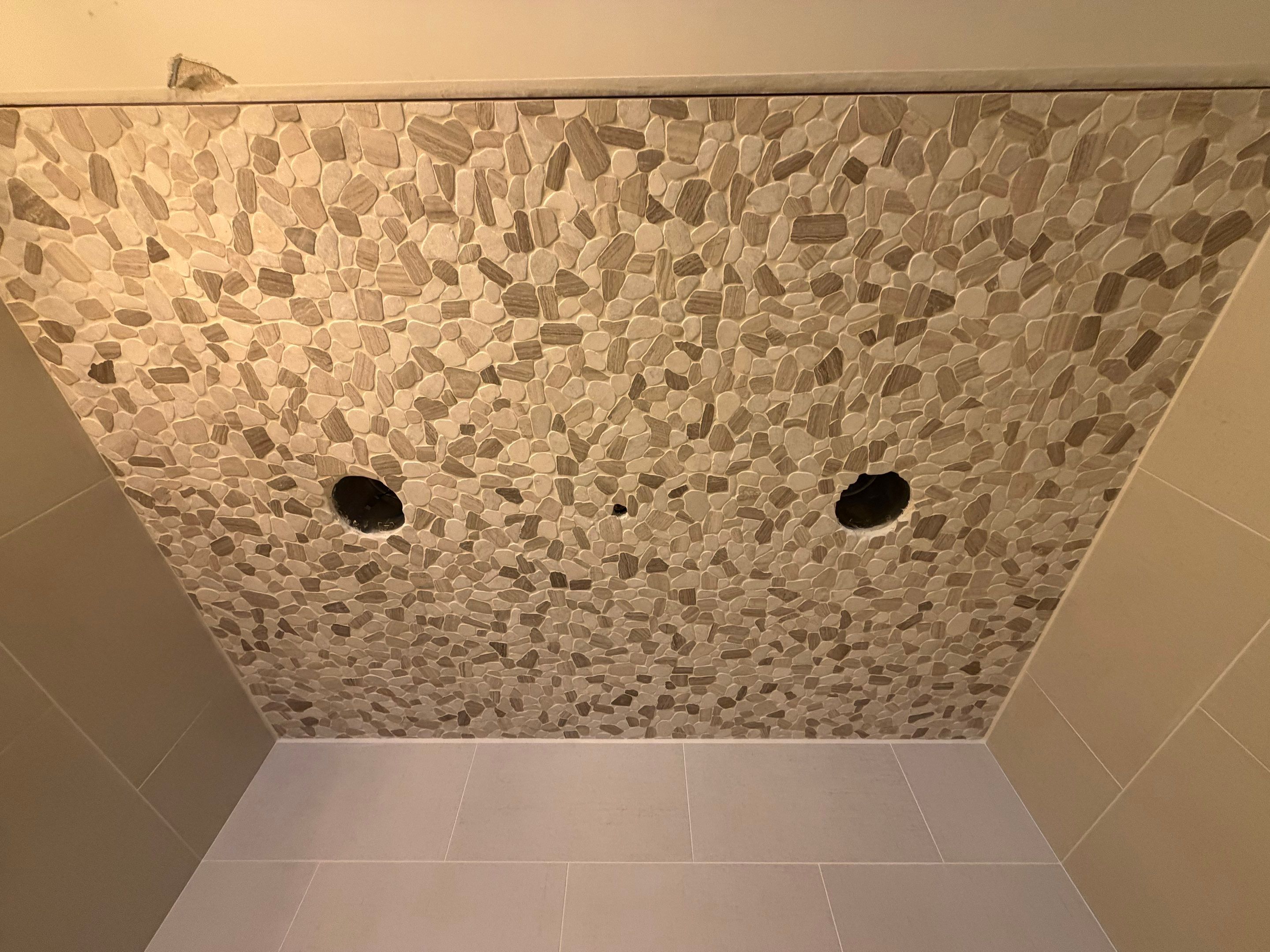 Master Bathroom Remodel With Subway Tile and Rainfall Shower in Kennesaw by Swift Home Renovations