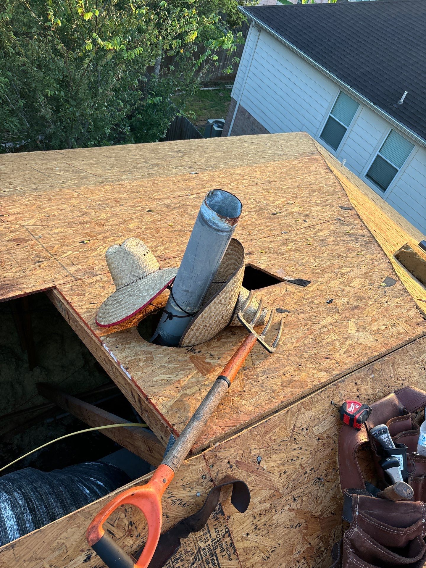Residential Roofing Installation using Owen's Corning Duration (Lifetime) Shingles by Roof Repair Company