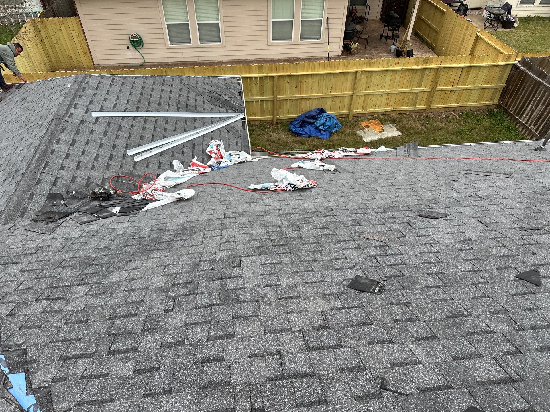 Project in Houston by Motion Roofing