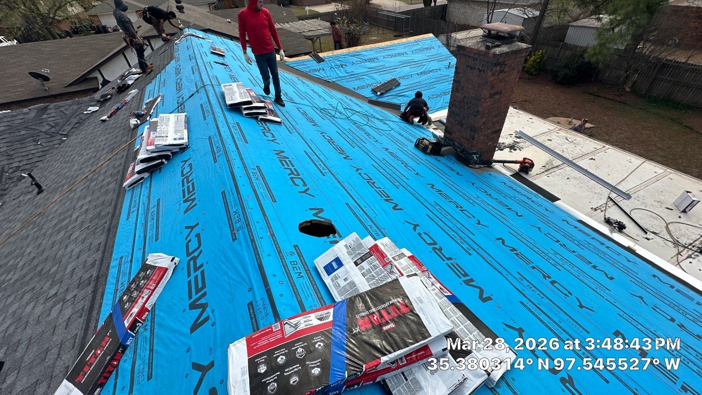 Project in Oklahoma City by Icon Roofing And Construction