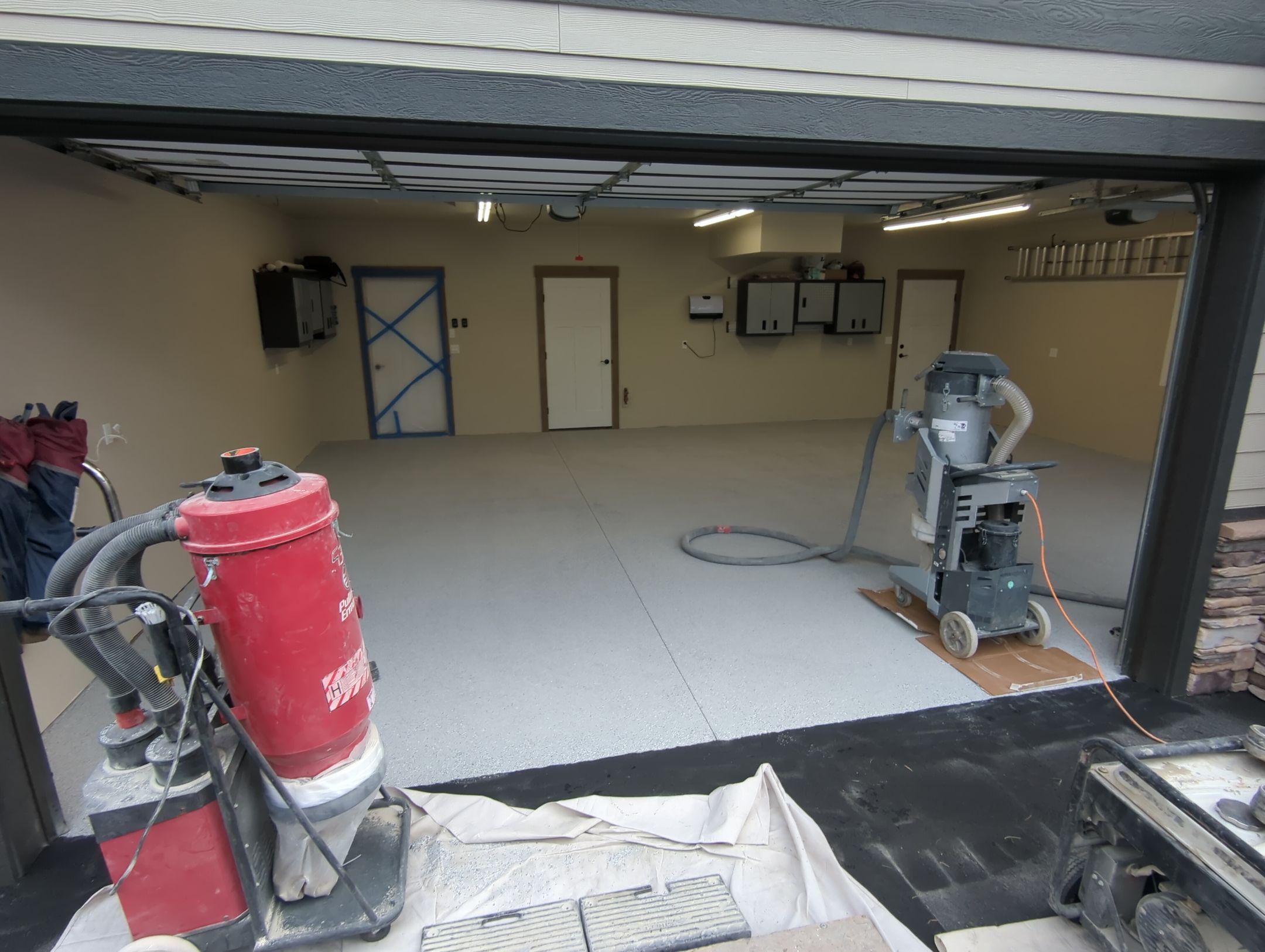 Garage Transformation using Battleship Hybrid by Croc Coatings, LLC