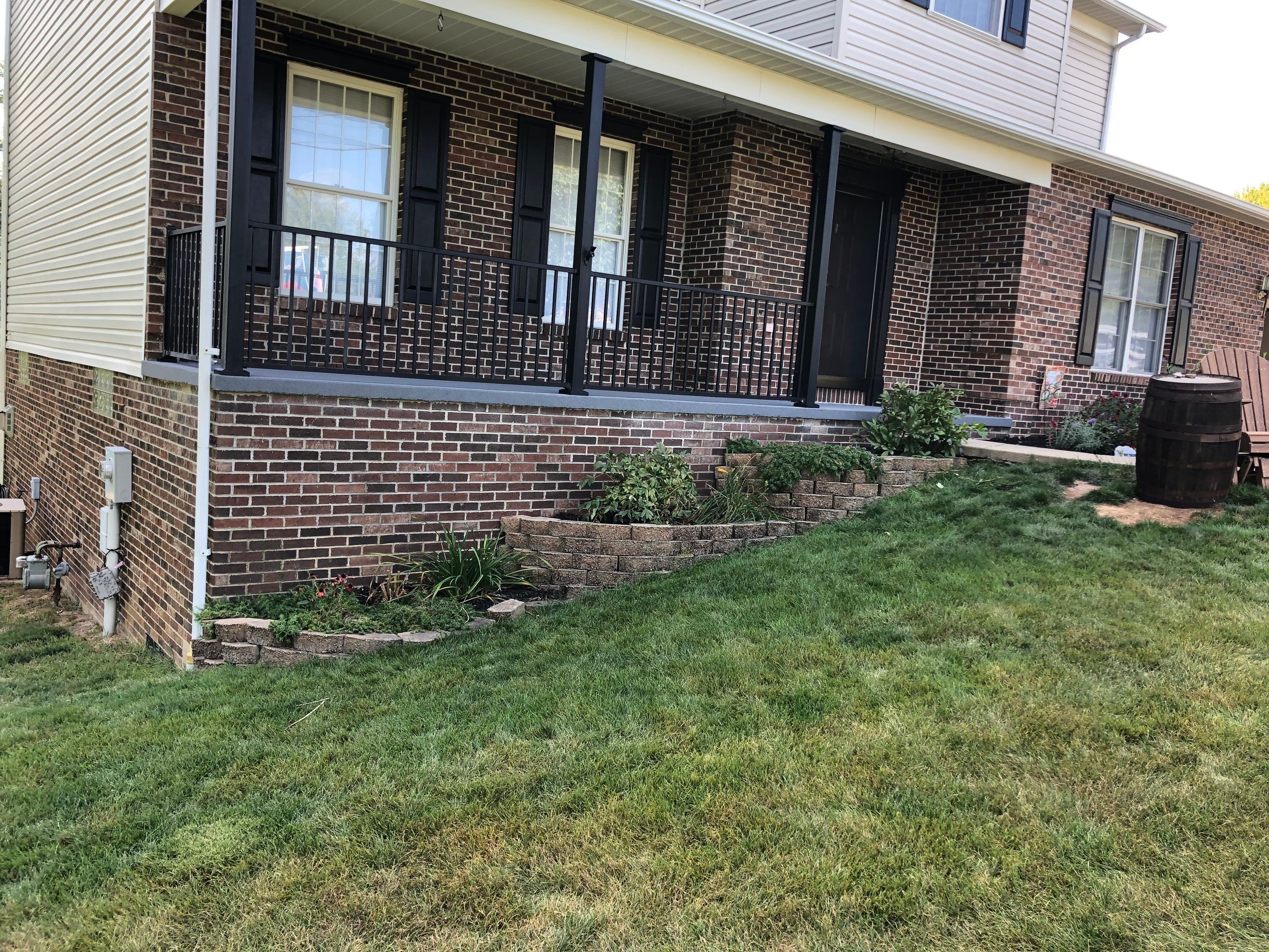Porch + Garage Project in Weirton by Floors in a Day, Inc