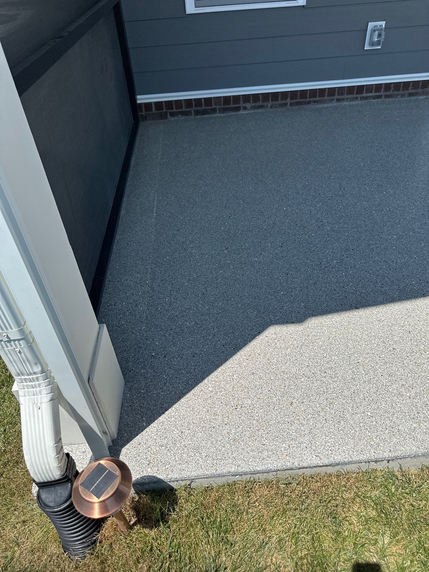 Patio Floor Coating using Quartzite by My Garage Floor Guys