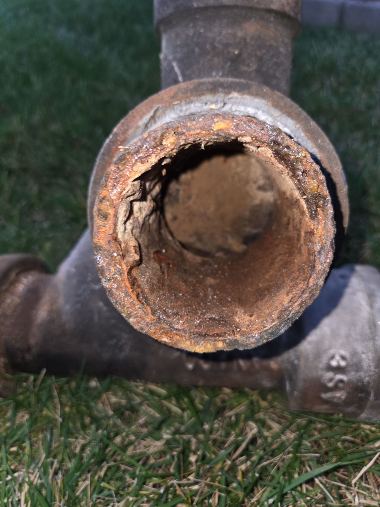 Dain line in Ceiling of Kitchen was bad by Professional Plumbing Inc 