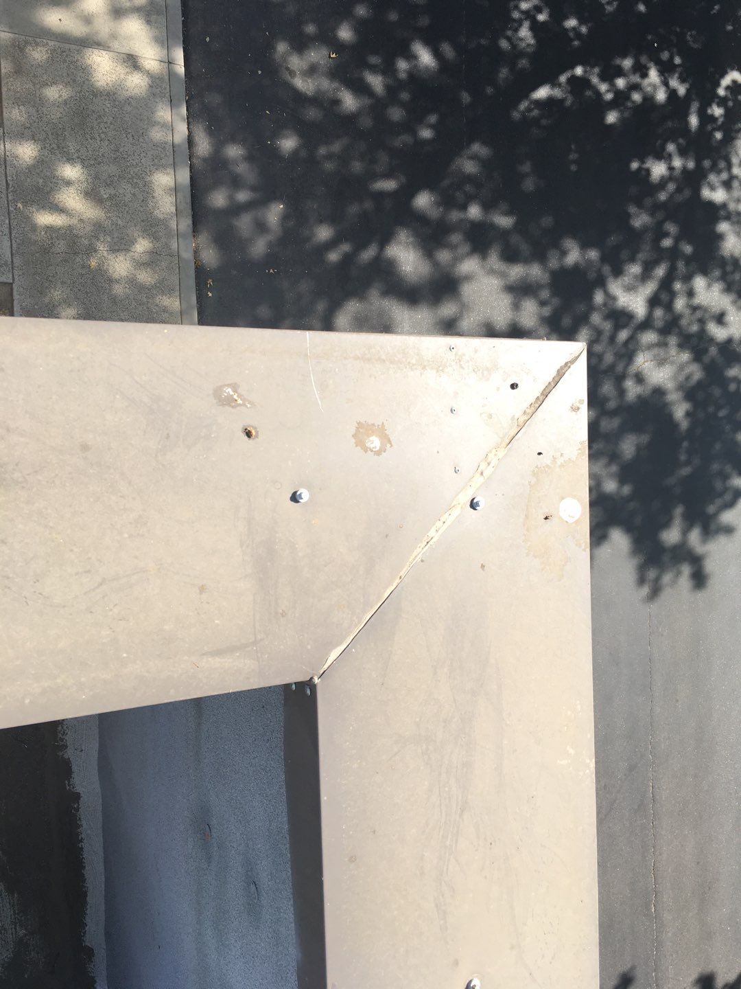 Spray foam and coatings inside commercial building HVAC well using Spray foam and coatings over existing BUR system by Straight Edge Roofing Inc