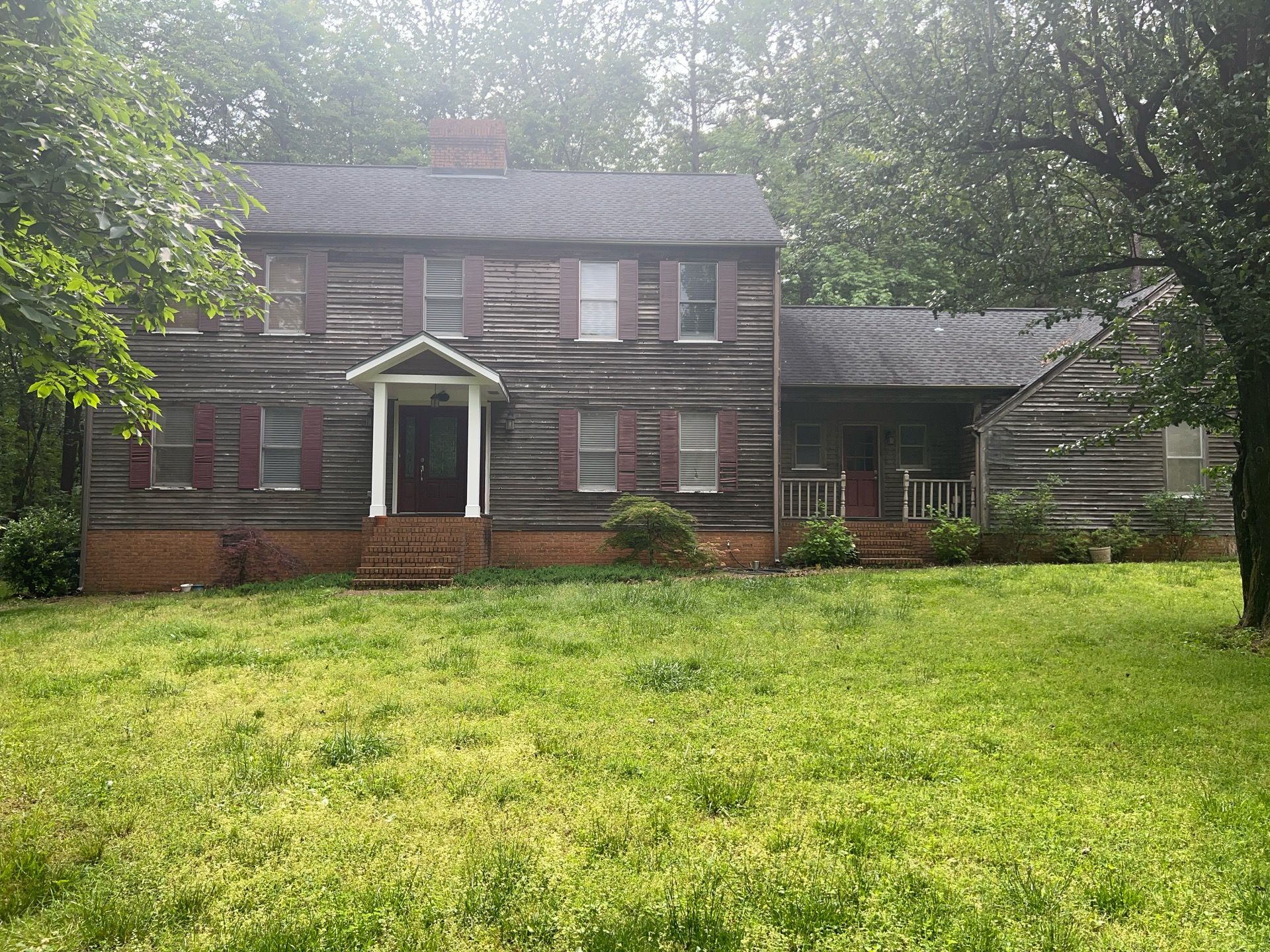 Aged Pewter Hardie + Windows by Freedom Exteriors