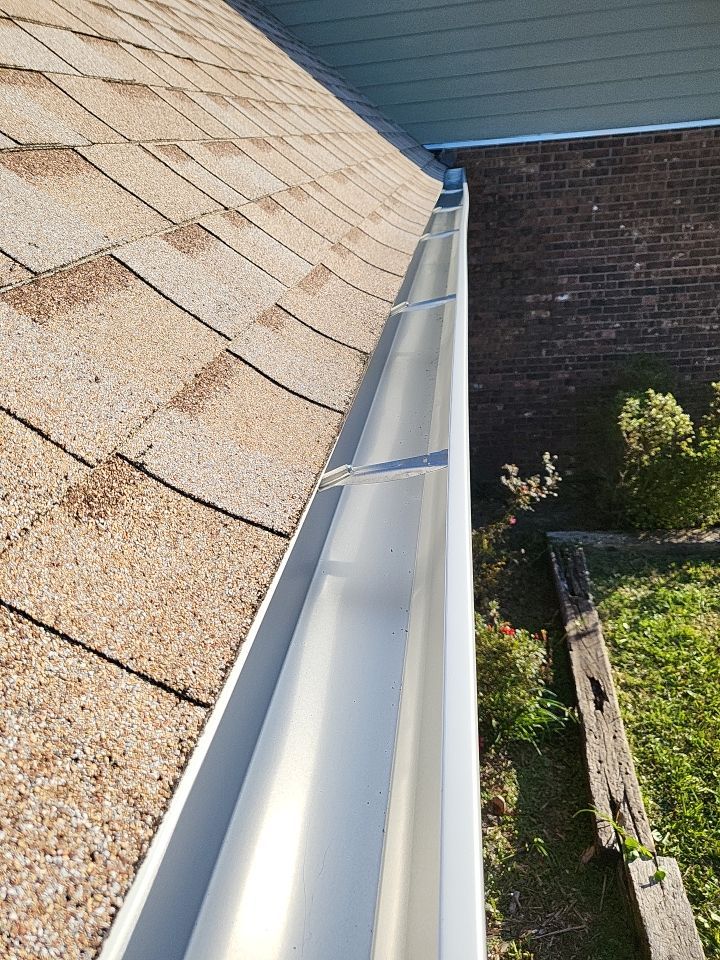 Gutter Installation using K-Style Seamless Gutters by Gutter Professors