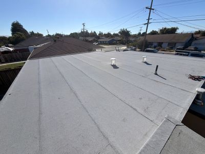After: finished roof work by Alpha Eagle Roofing in Newark, CA (photo 2)