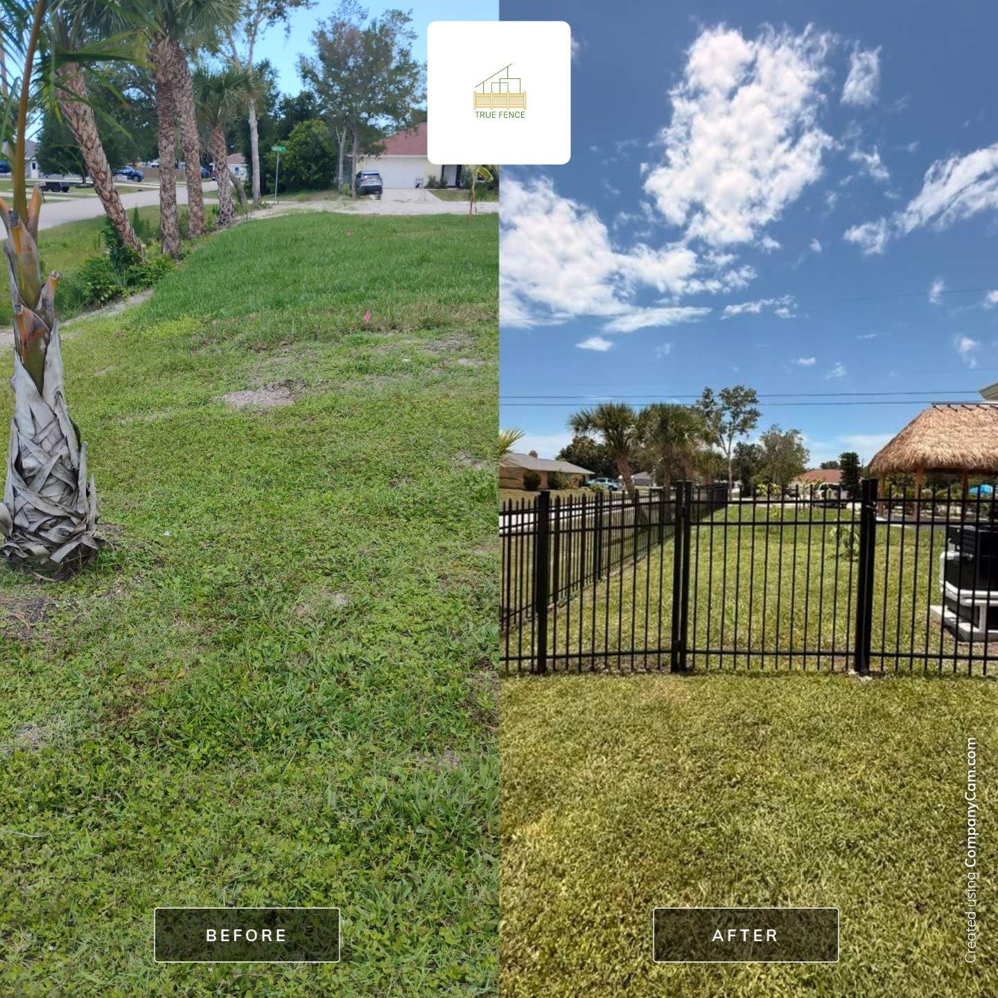Black Aluminum Spear Top Picket Fence Installation in Englewood by True Fence LLC