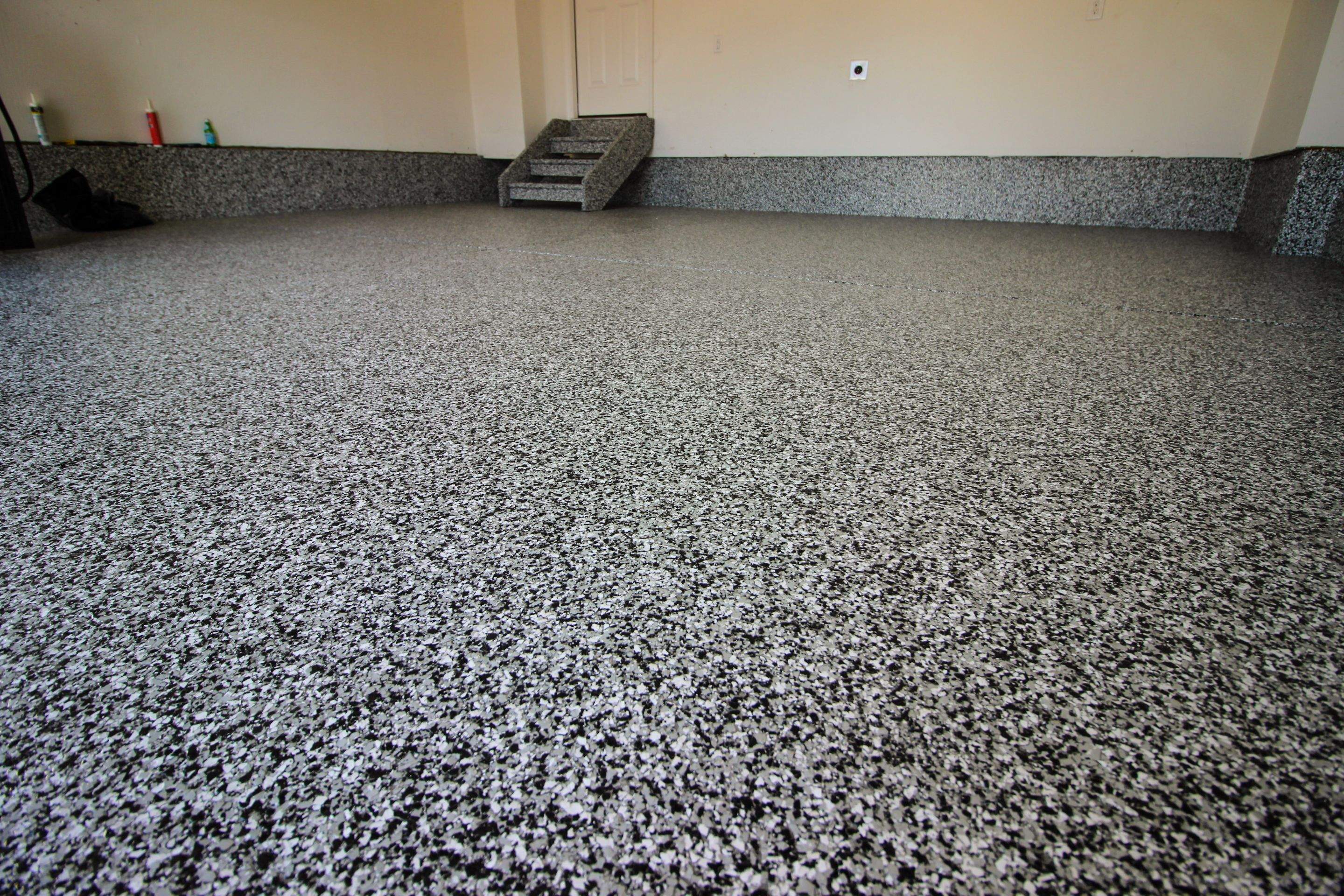 Garage Floor using Domino by Your1DayFloor.com