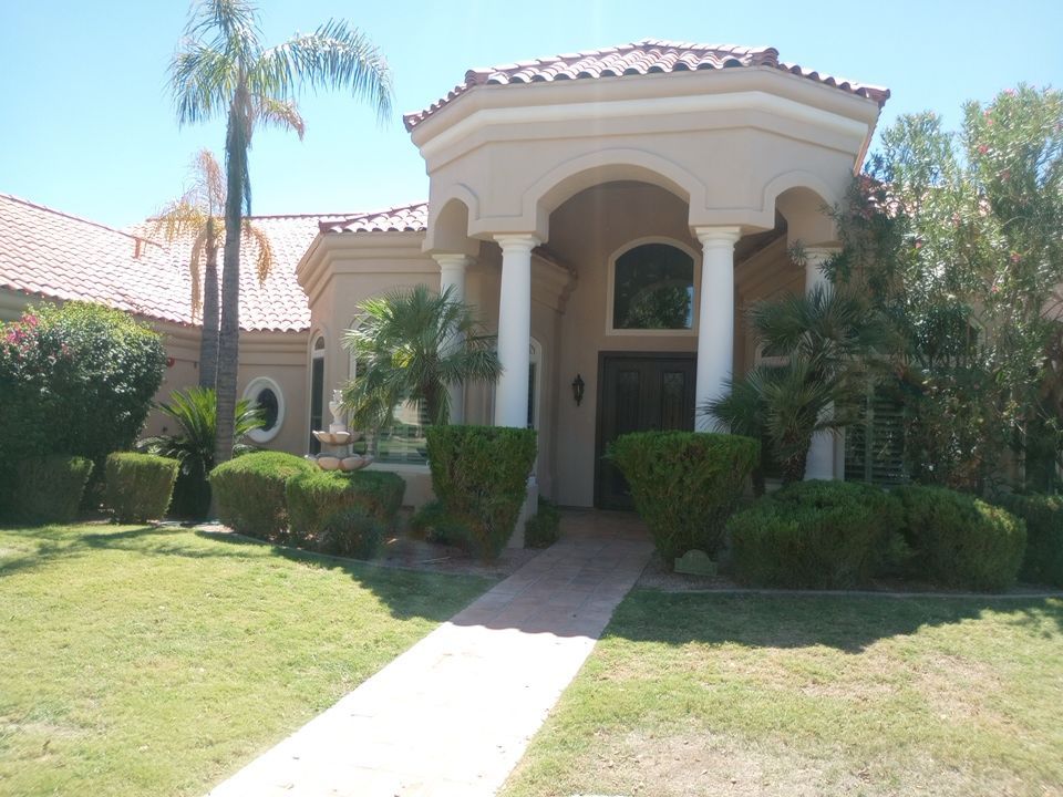 Exterior Painting Job in Scottsdale by Crash of Rhinos Painting & Garage Floors
