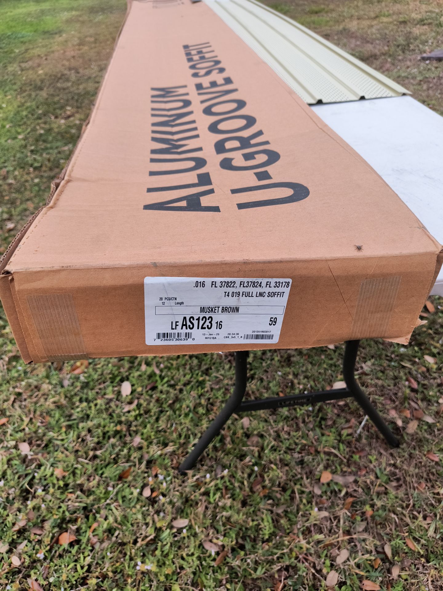 New Musket Brown Soffit Installation in Sarasota FL by Gutter Professors