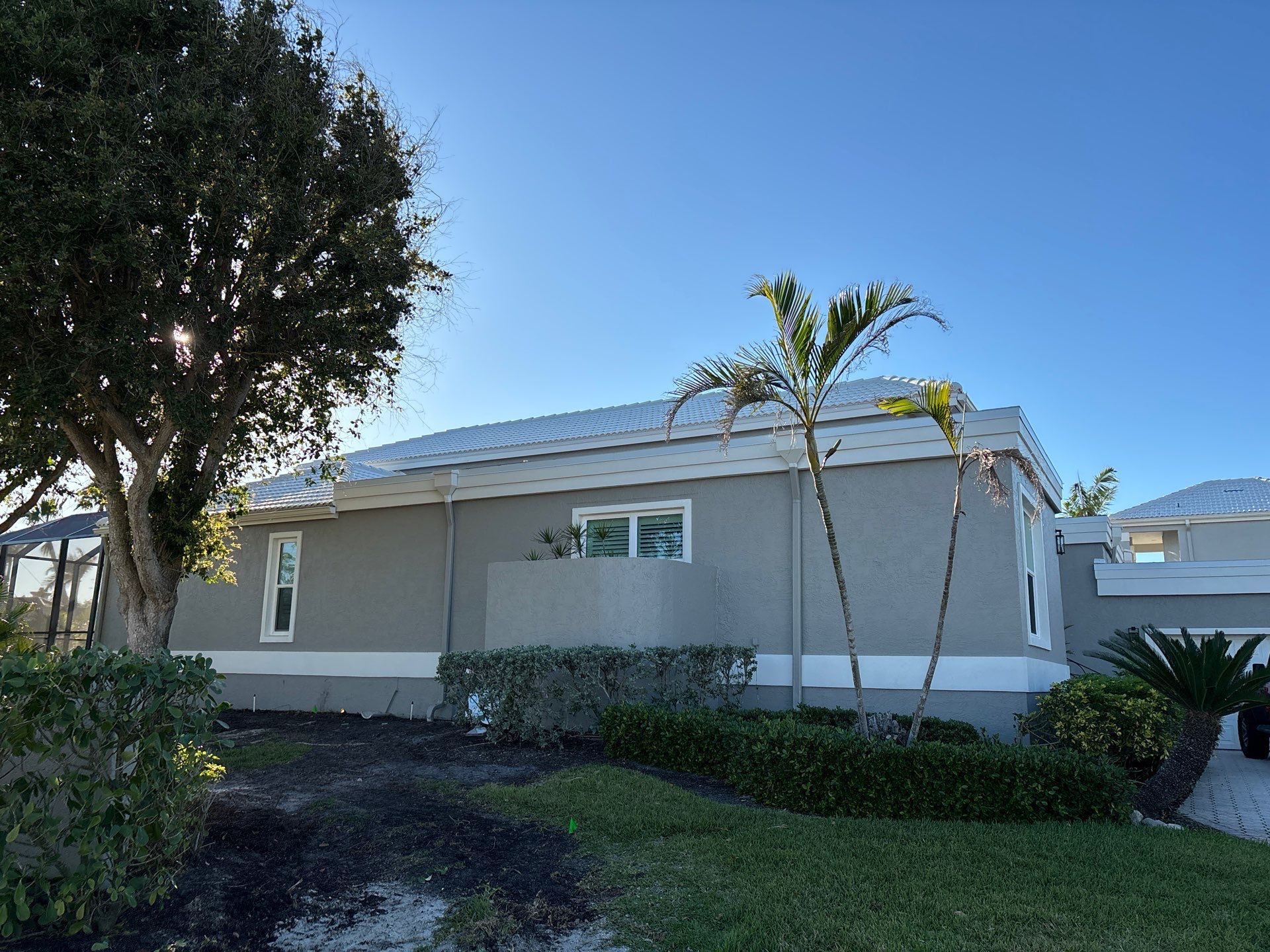 Aluminum Gutter Upgrade for Beachfront Homes in Longboat Key FL by Gutter Professors