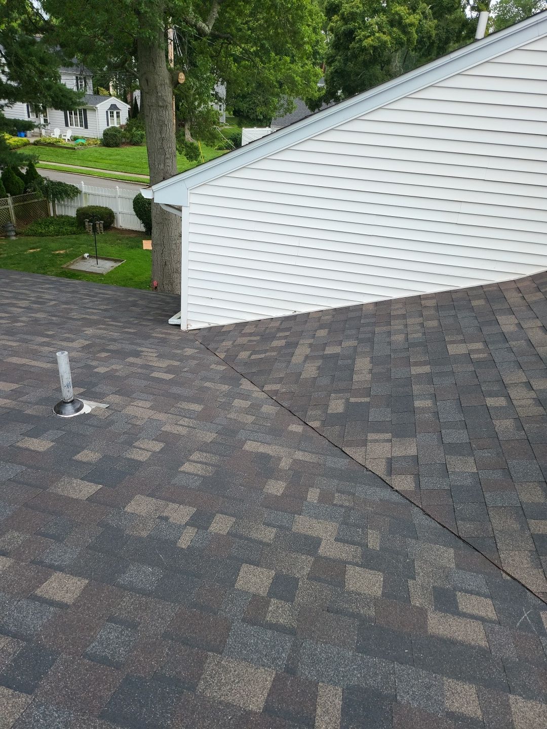 Residential Roofing Installation using Owens Corning TruDefinition Duration Designer - Black Sable by A Plus Exterior