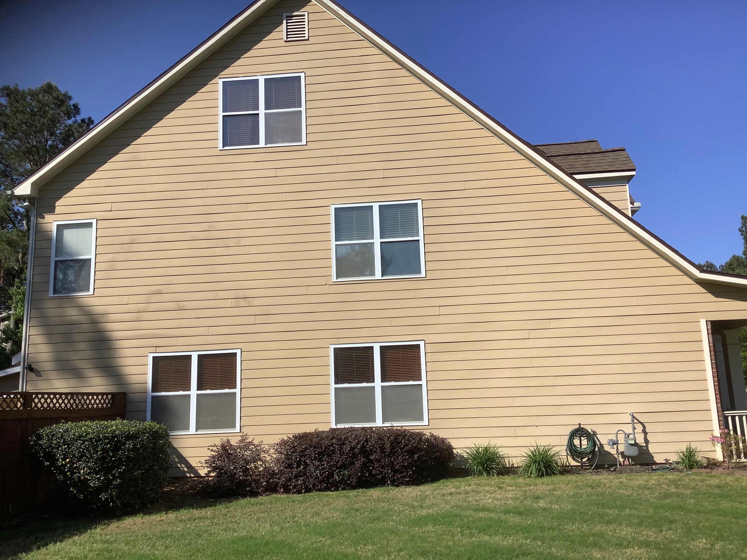 Exterior Home Refresh in Powder Springs with Gray Siding and White Trim by Swift Home Renovations