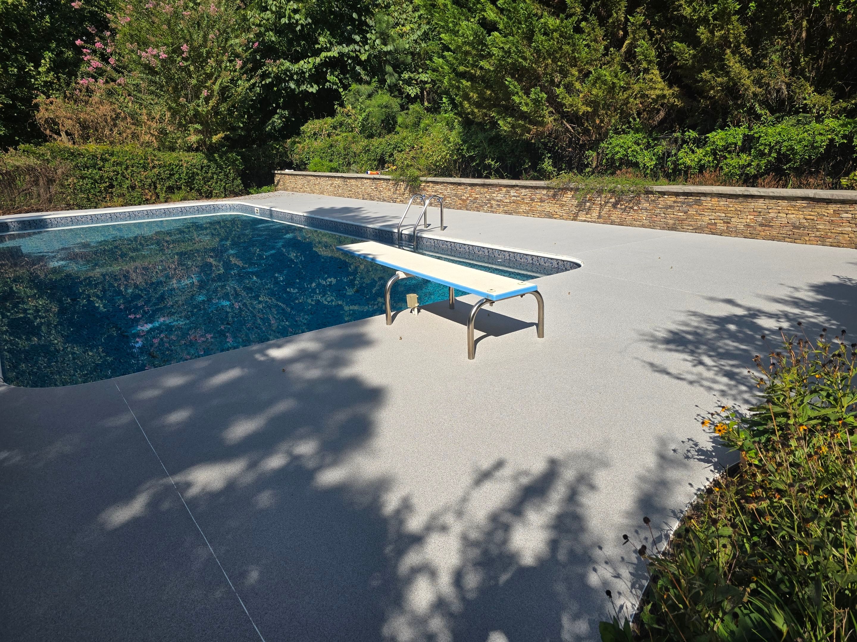 Pool Deck Using Riverbank by Elite Floor Solutions