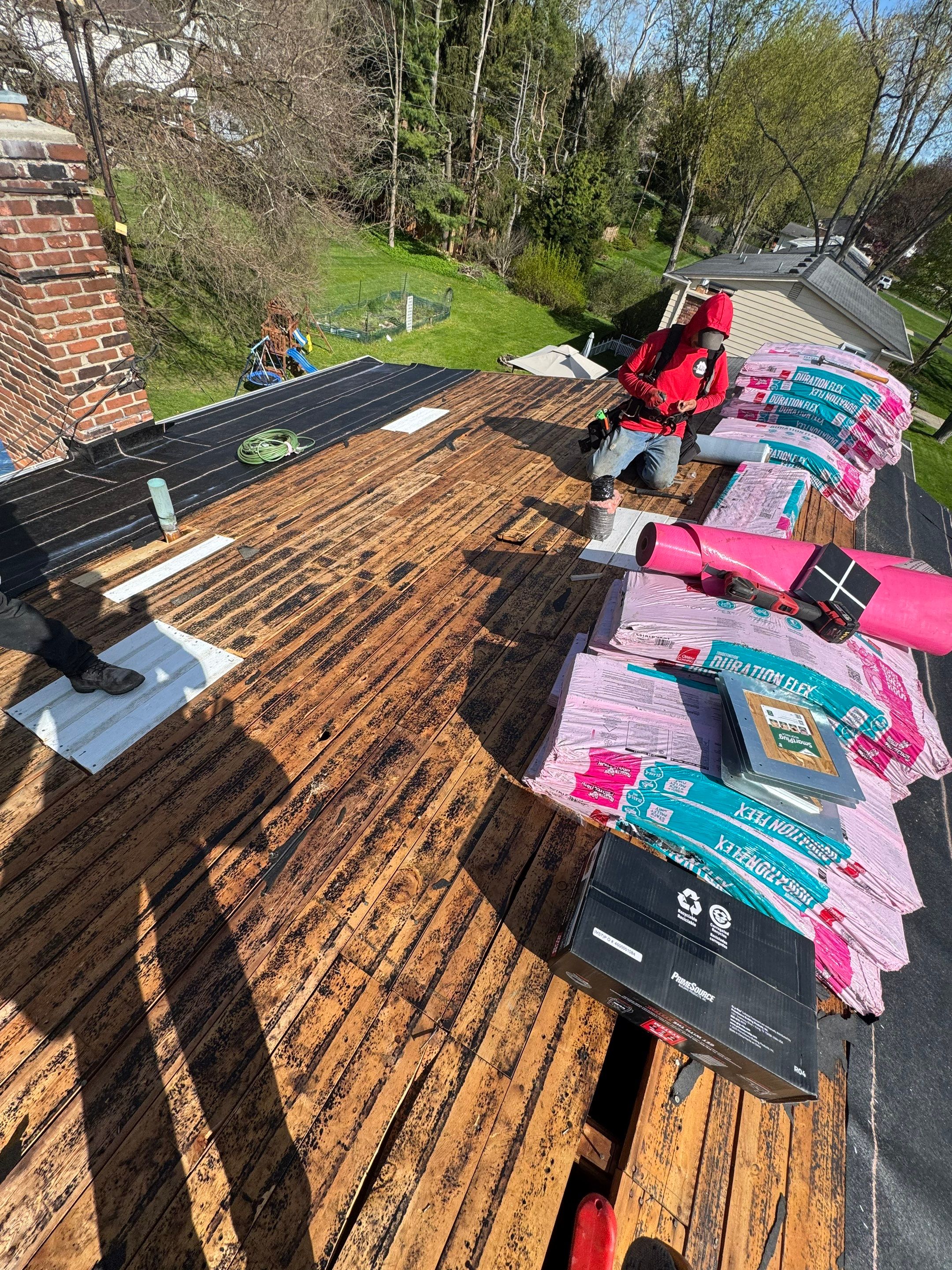 Roof Replacement using Owens Corning Tru Definitions by 180 Contractors