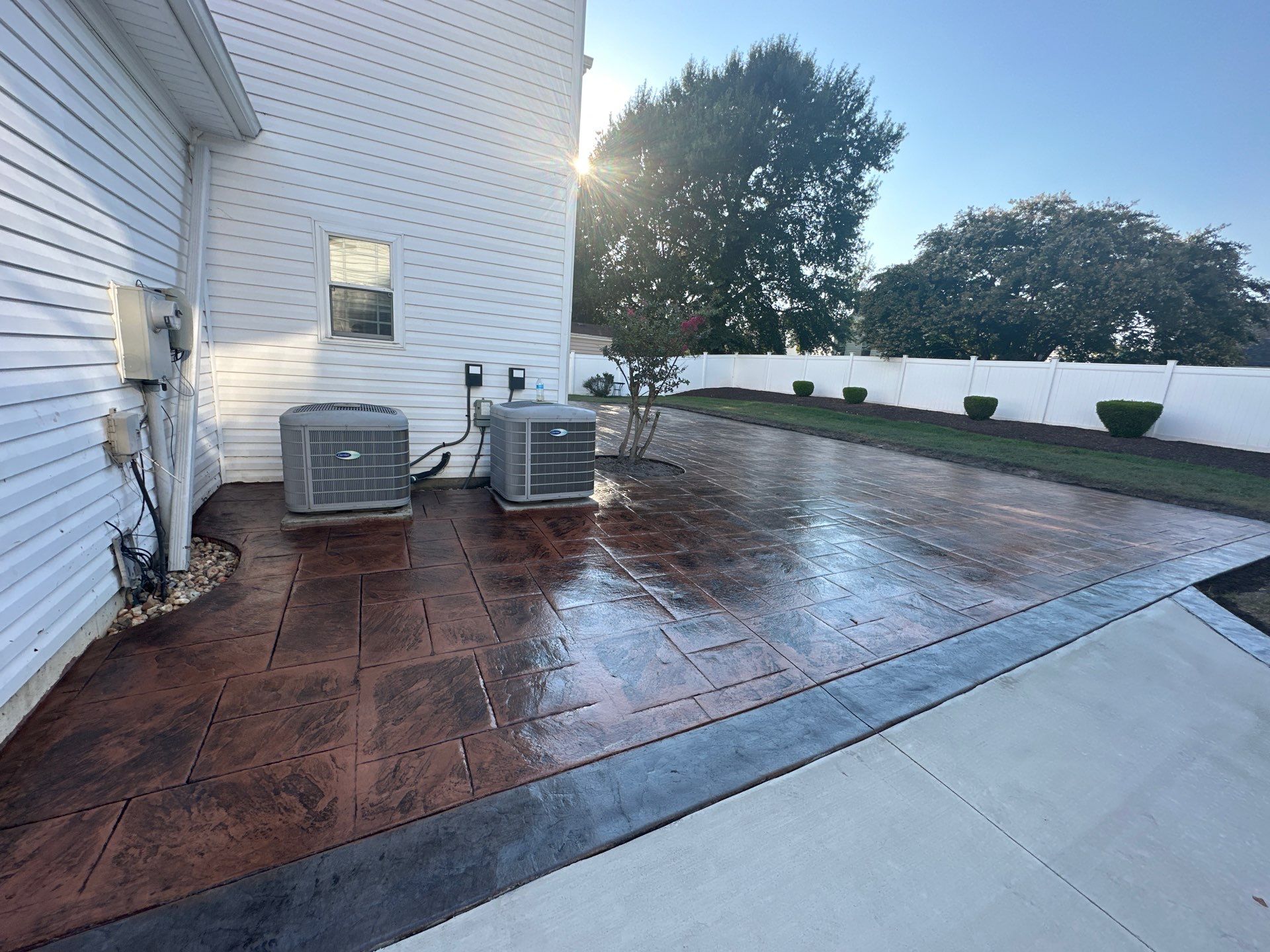 Project in Portsmouth by Sam The Concrete Man Virginia Beach