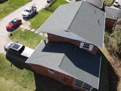 Residential Roofing Installation using GAF Timberline HDZ Charcoal