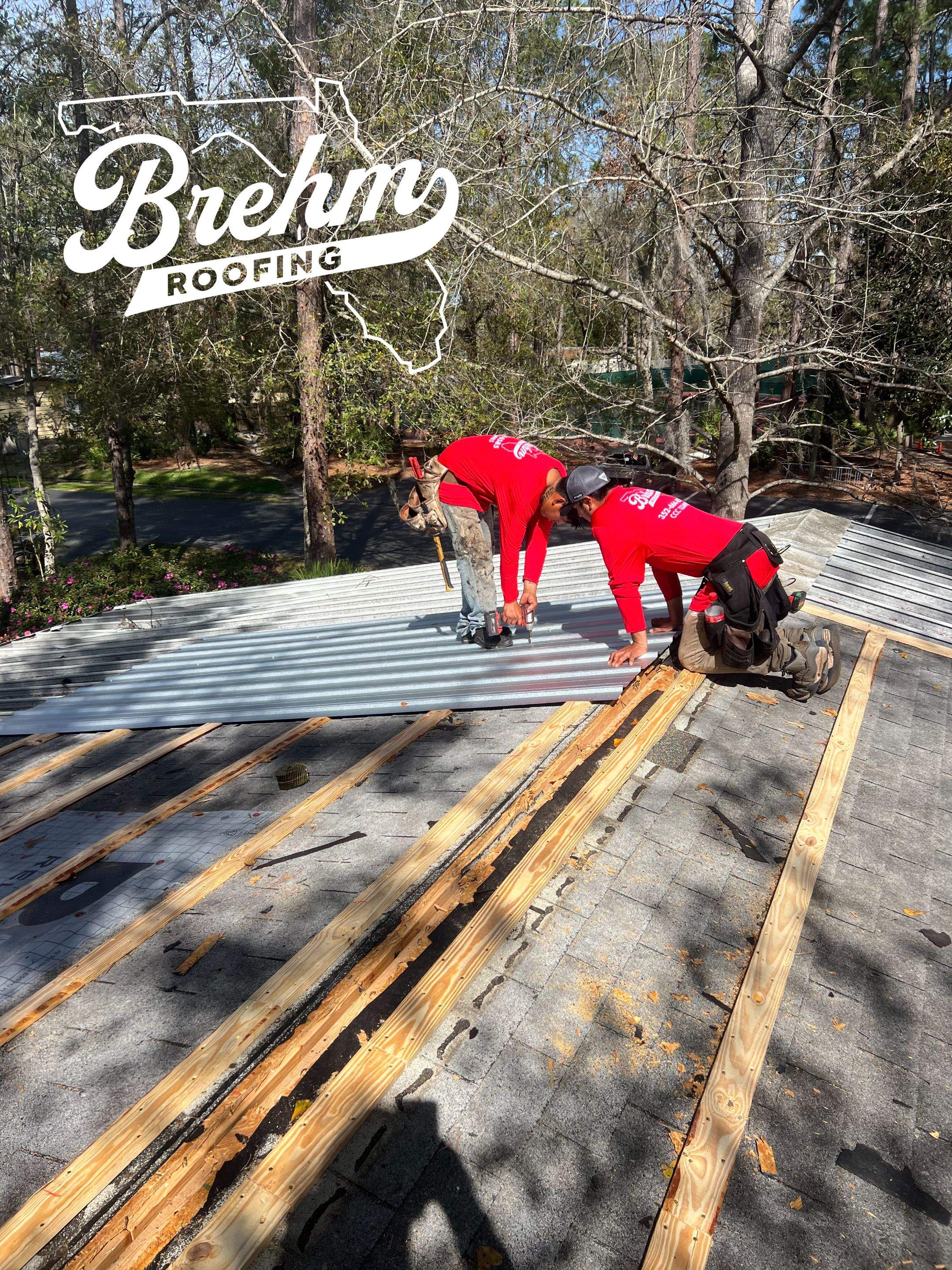 Metal Reroof in Gainesville, Florida by Brehm Roofing