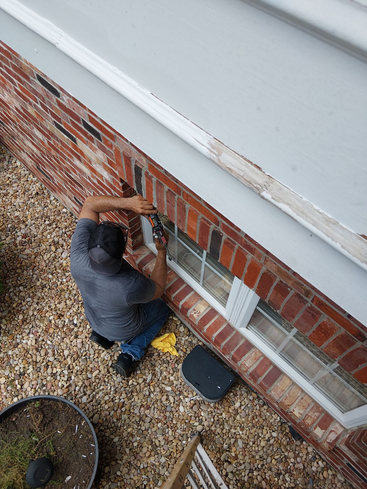 2nd-Story Exterior Trim Paint Repair – Chesterfield, MO by Legendary Services Company LLC.