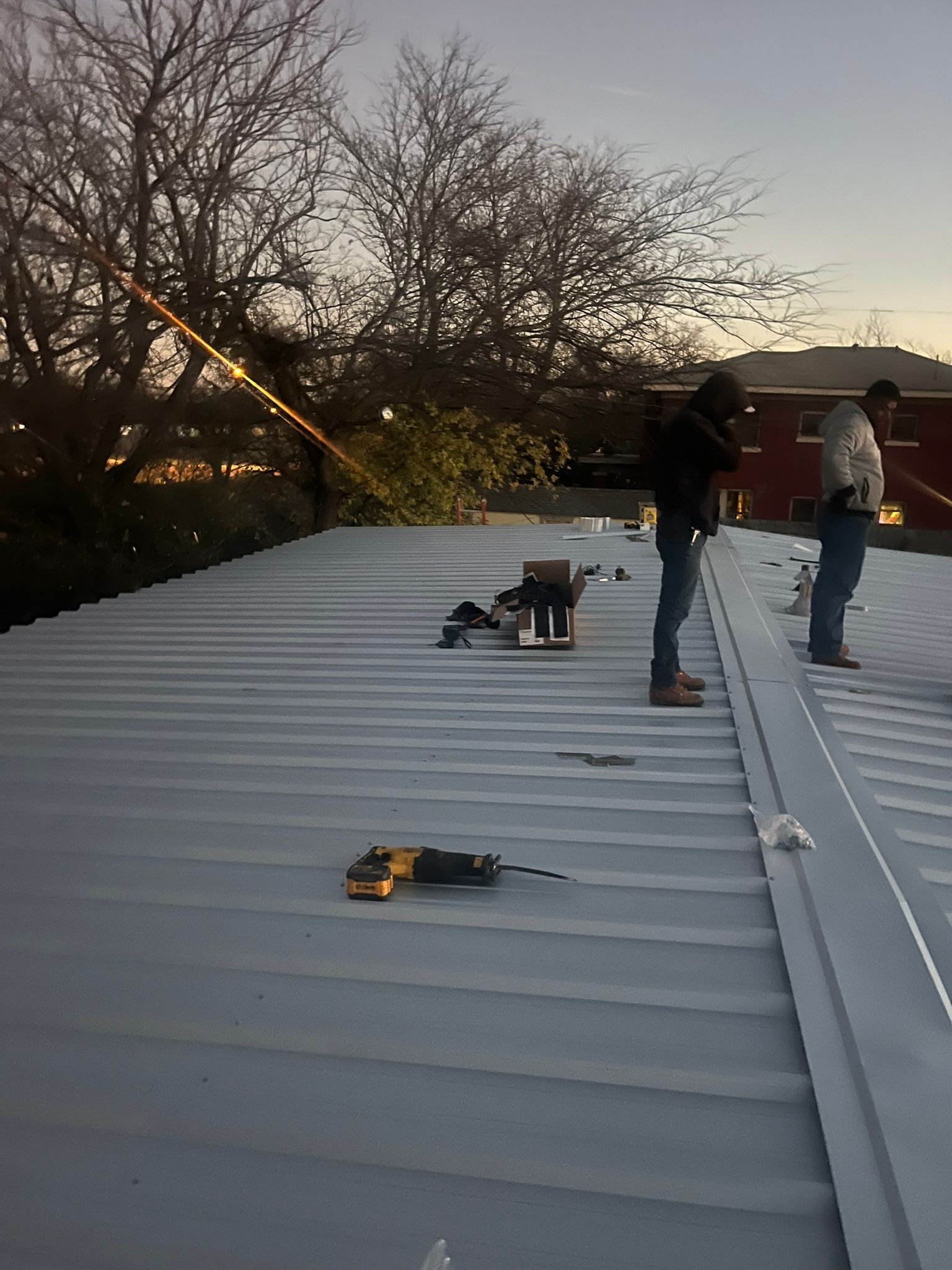 Cleburne, Tx - Metal Roof Install 24 Gauge R Panel by DT Roofing - Seth Wells