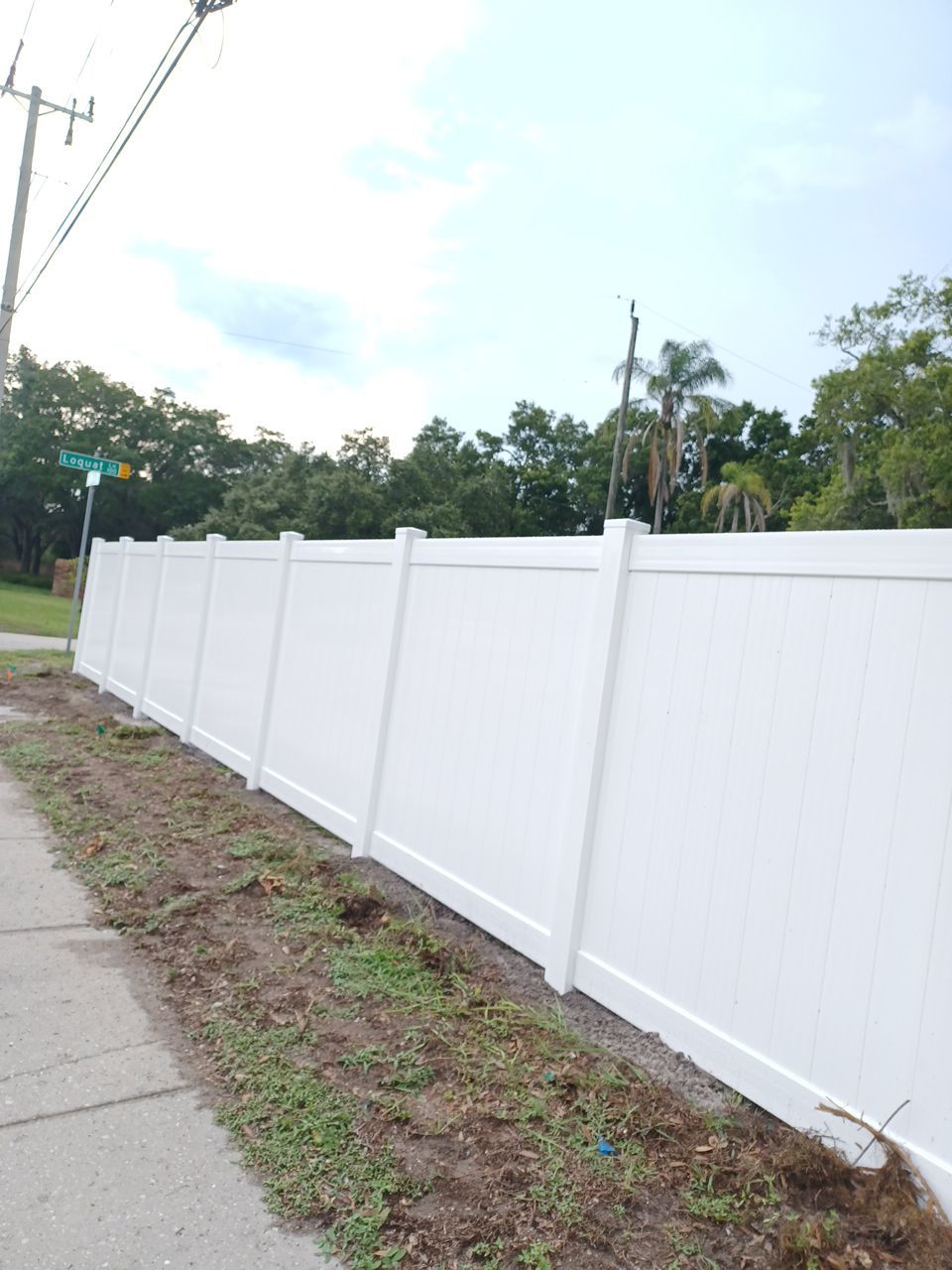 Sarasota, FL 6ft. Tall White Vinyl Privacy Fence by Asap fence and gates, LLC