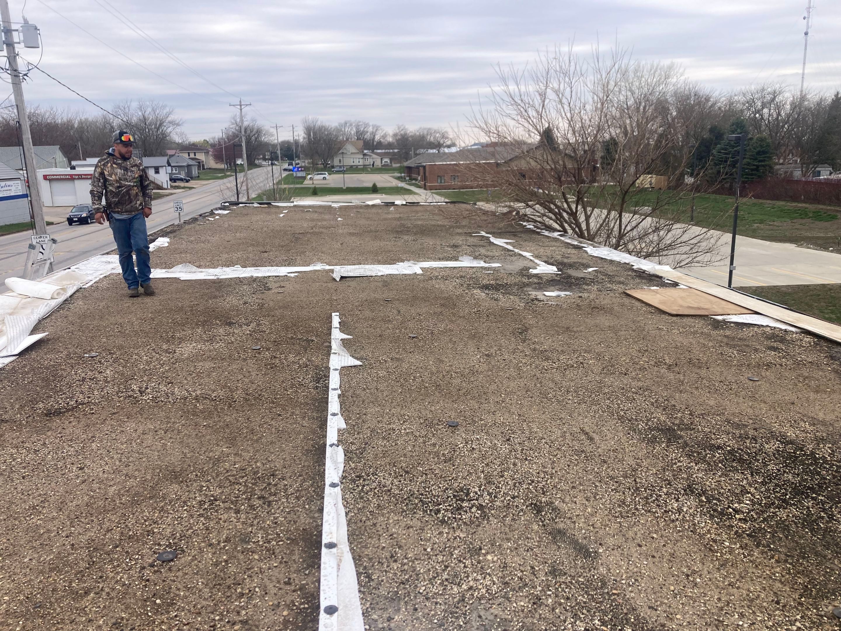 Commercial Roofing Installation using DURO LAST by Grell Roofing