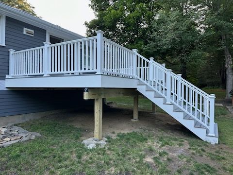 New deck and siding in Stow, MA by UBrothers Construction
