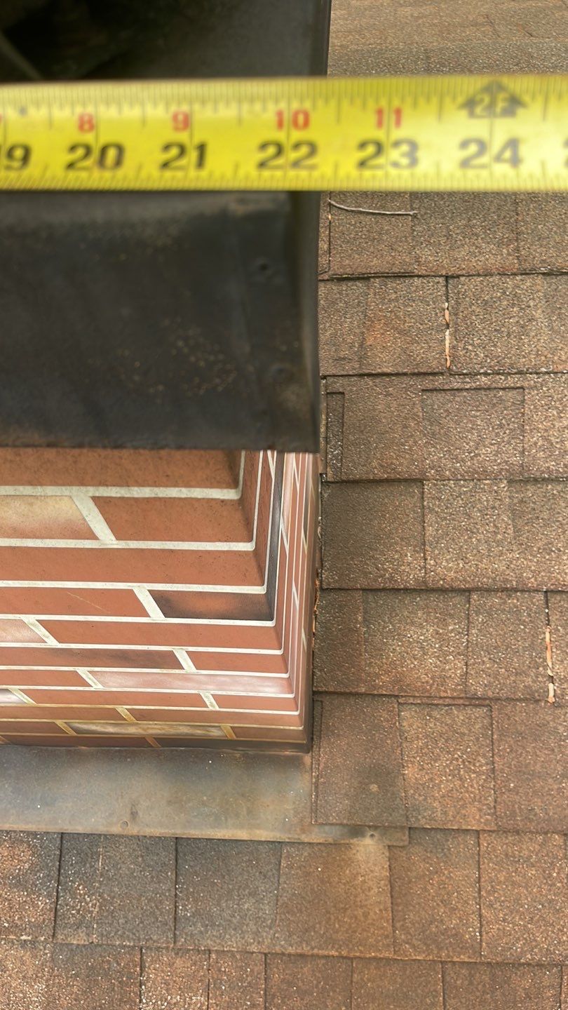 Gutter Cleaning Chimney top repair by A Plus Exterior