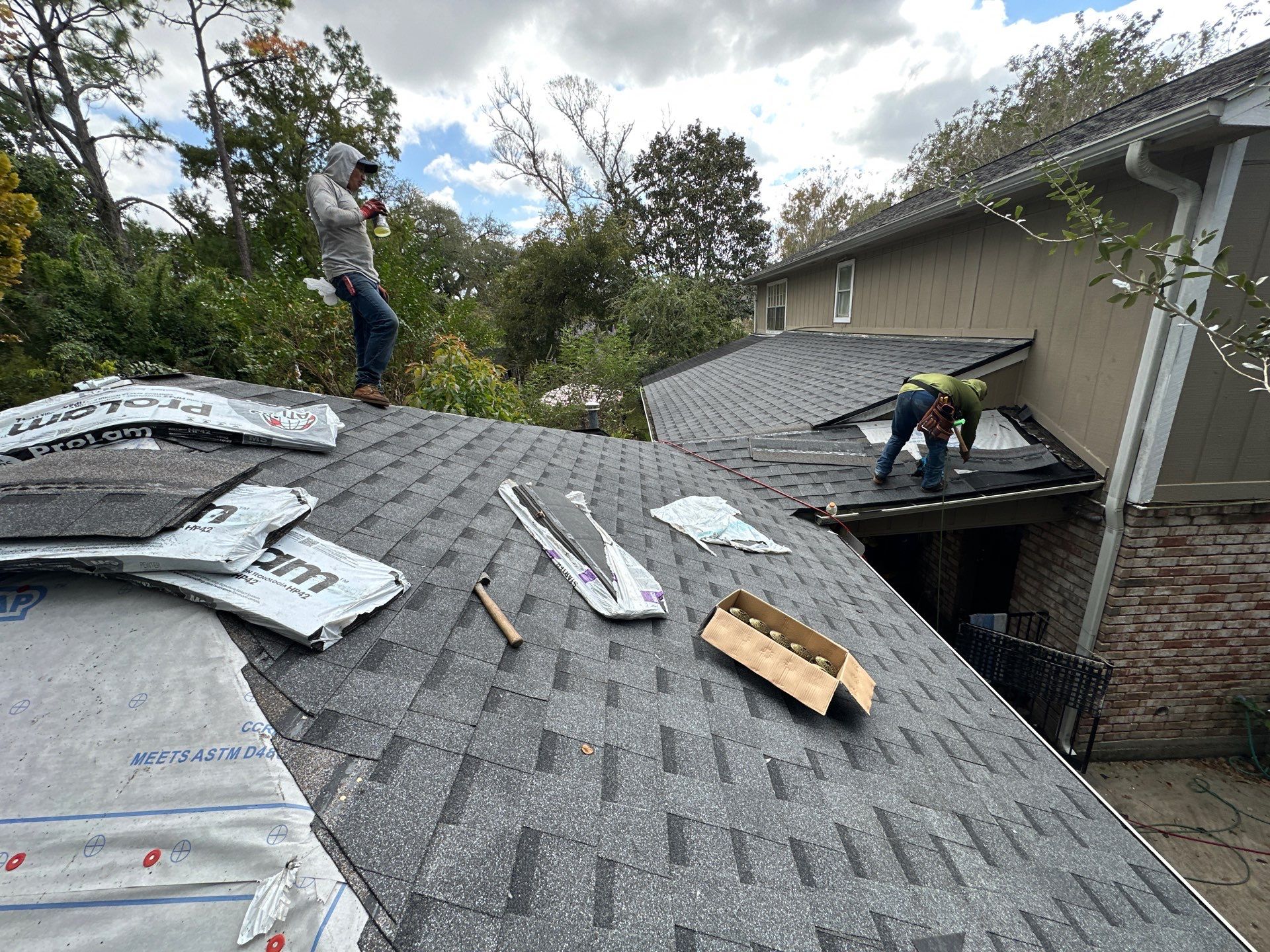 Project in Lake Jackson by Motion Roofing