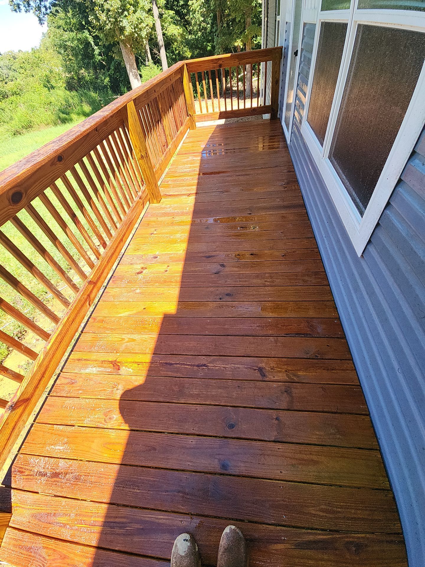 Weathered Deck using Wood Sealant by DuraSeal
