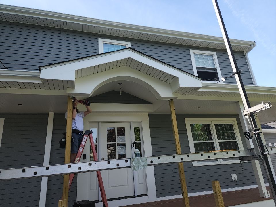 Siding Installation using James Hardie by UBrothers Construction