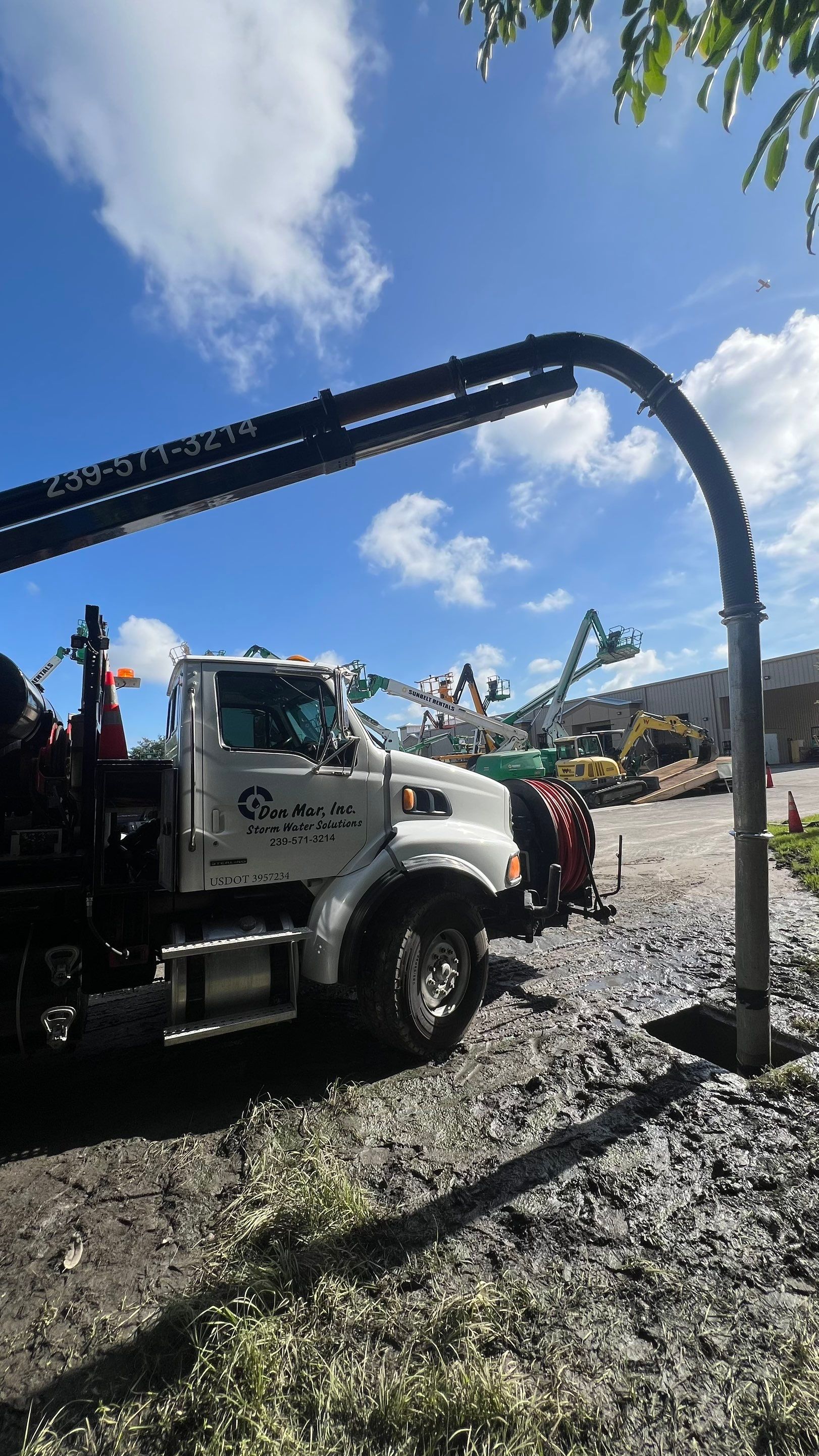 Naples Sunbelt Stormwater Catch Basin Cleaning by APS Power & Water