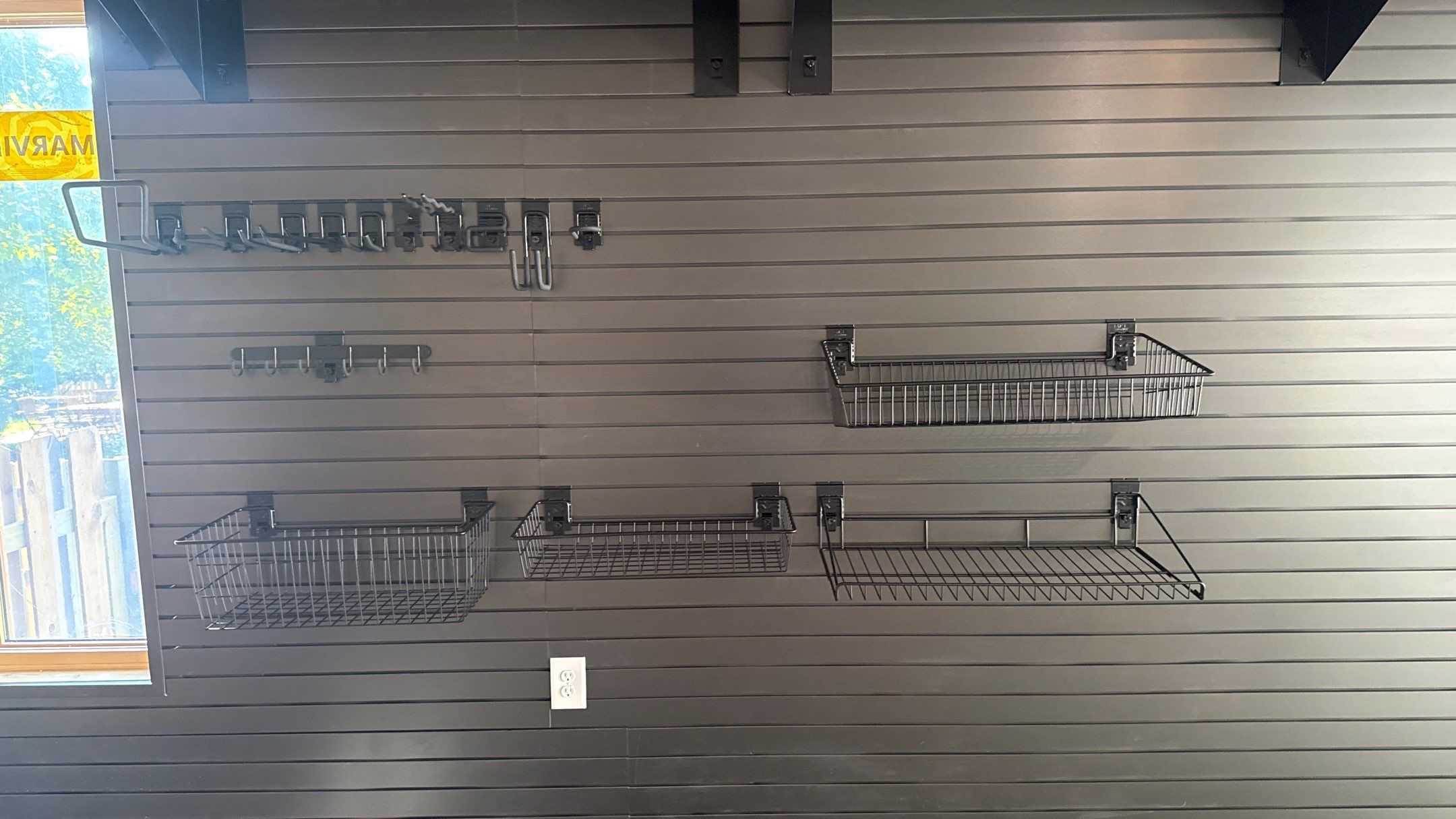 Custom Garage Slatwall Storage System Installation in Mission Hills by Banner Garage
