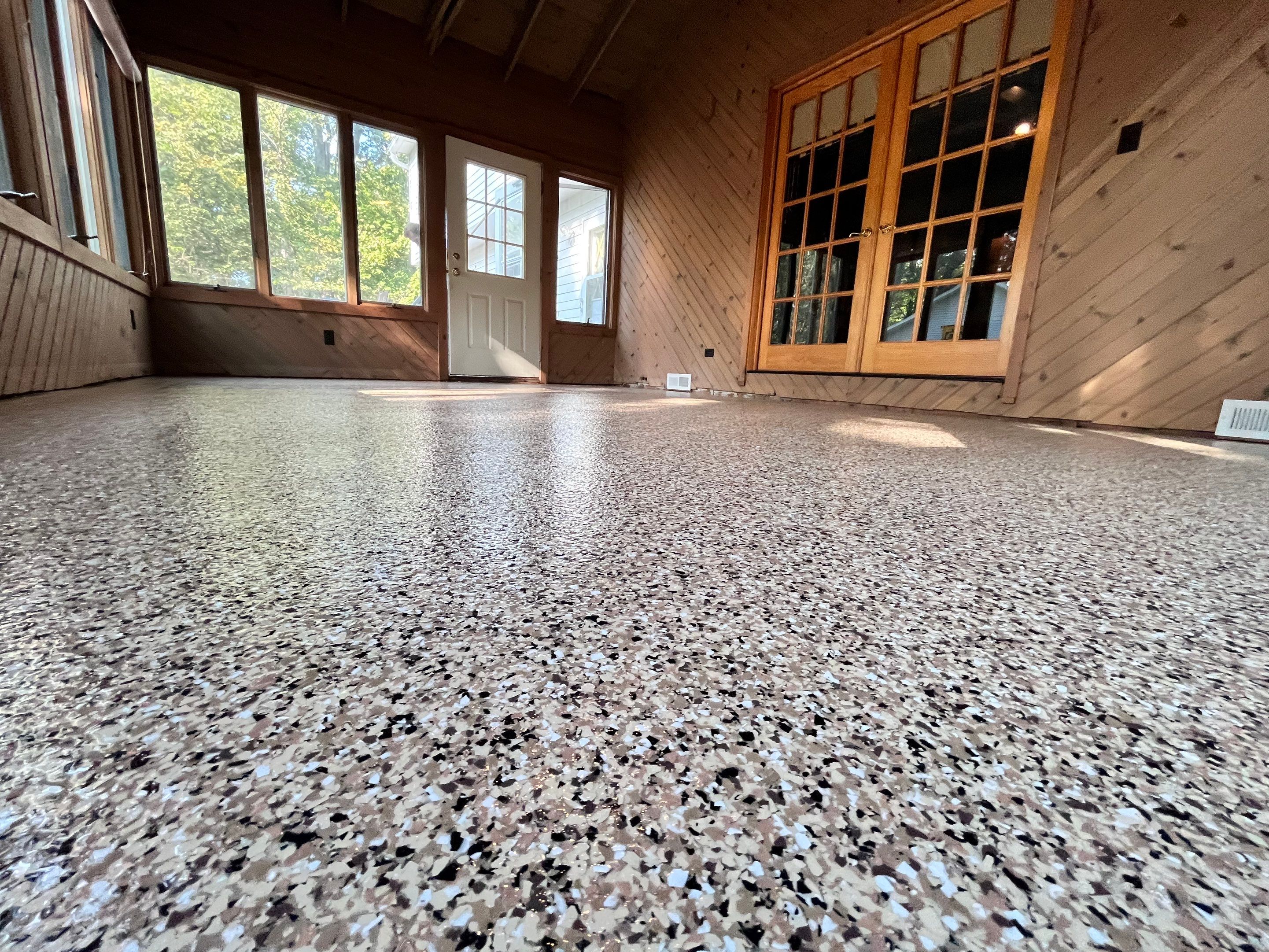 Outback Back Patio Concrete Coating by Level 10 Coatings