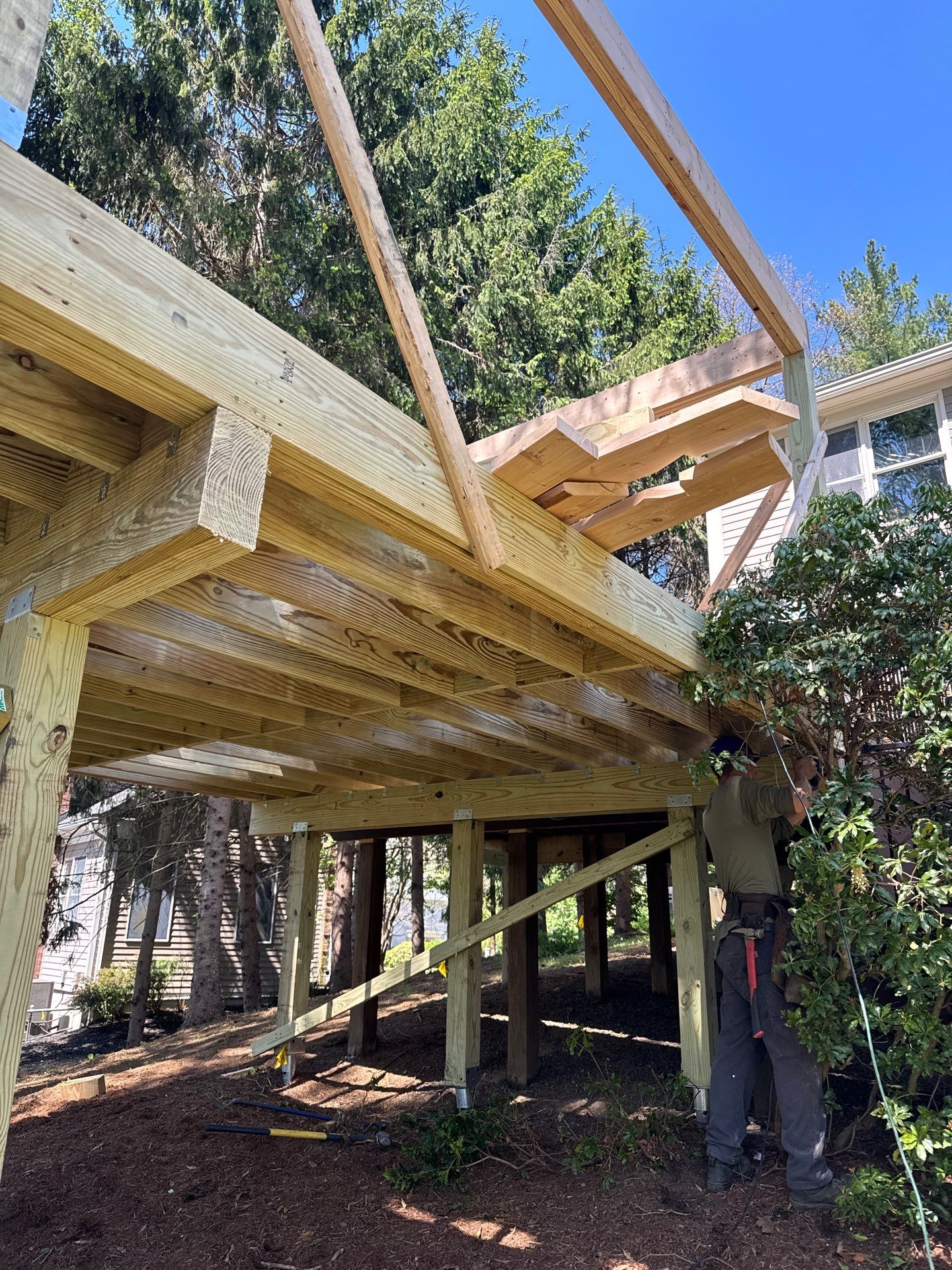 New Deck With a Screened In Porch In Mendham, New Jersey by deck guardian