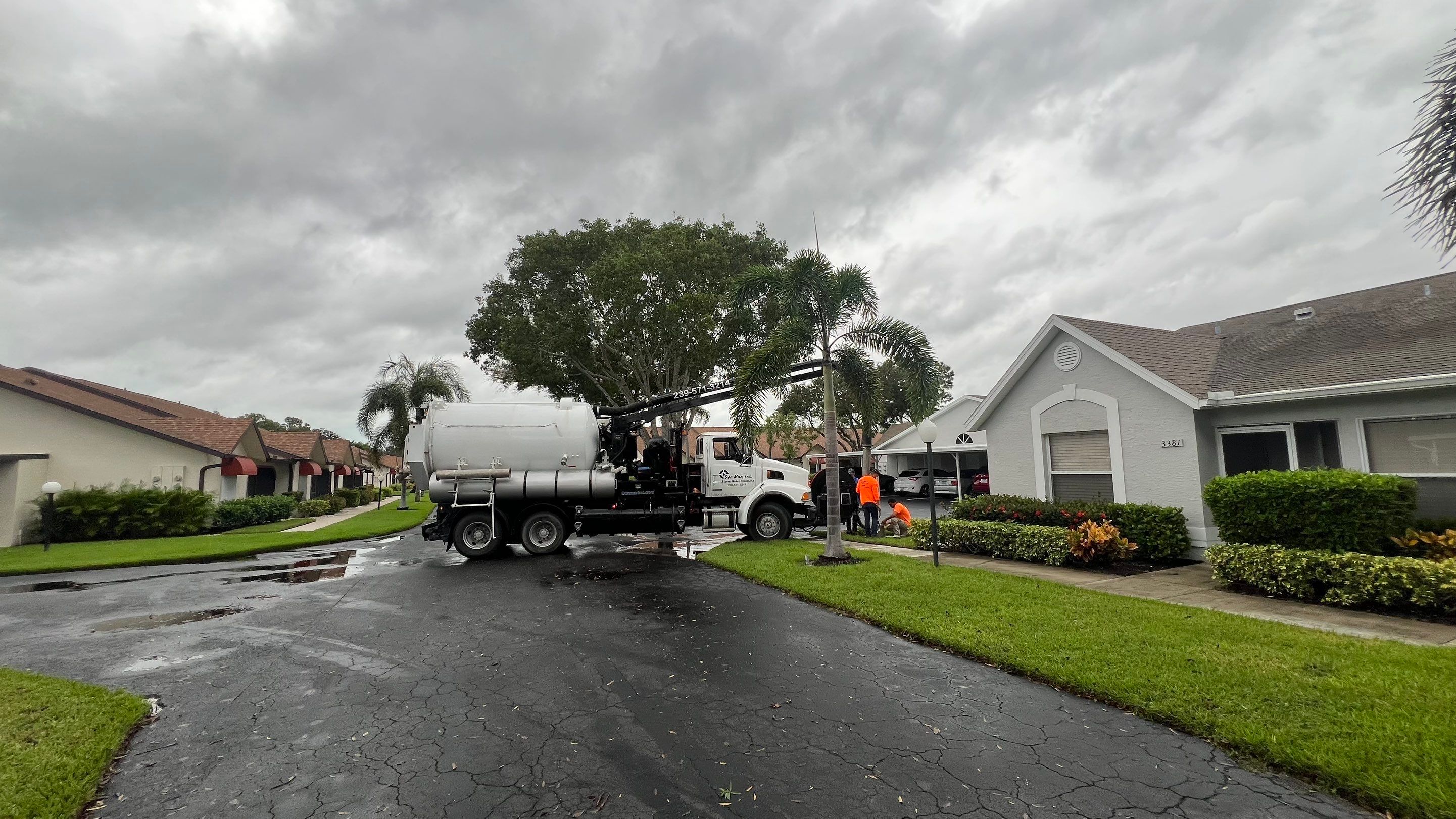 Naples Community Stormwater Blockage by Don Mar, Inc. Storm Water Solutions