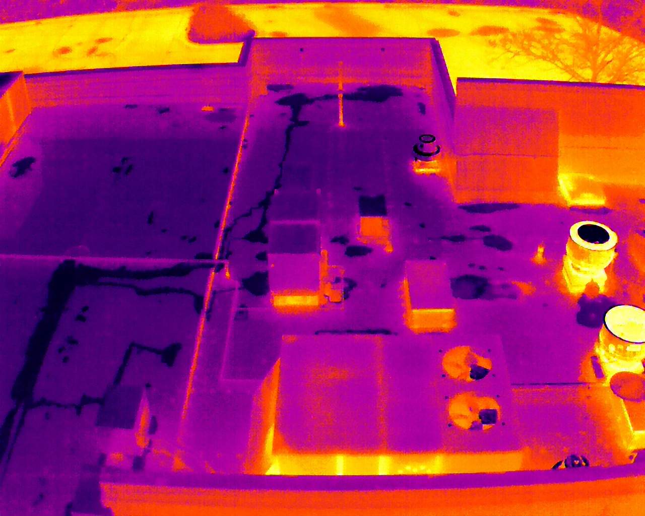Commercial Roofing Inspection using Thermal Imaging Drone  by Stendahl Services