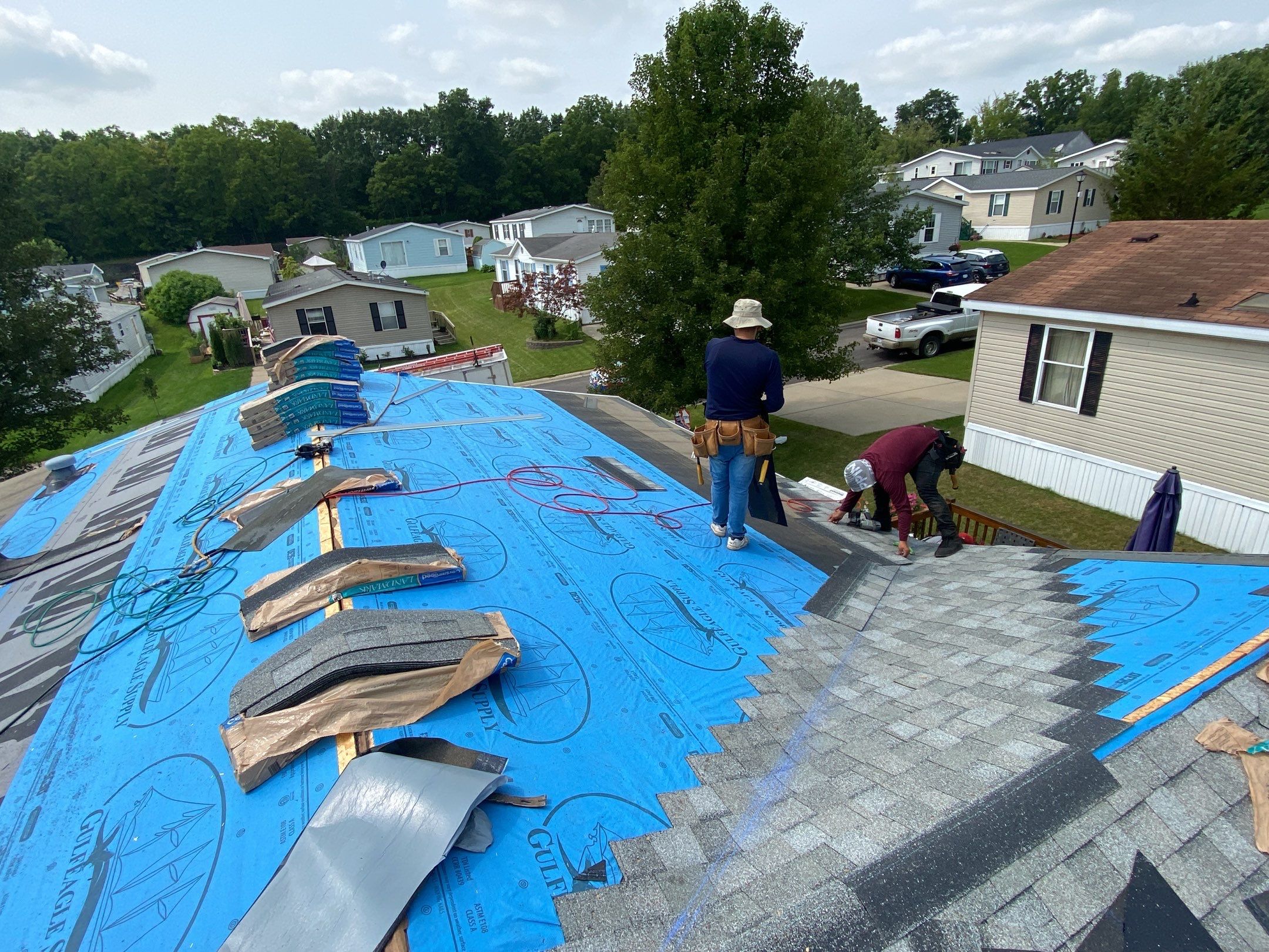 Roof Replacement using CertainTeed Landmark by 180 Contractors